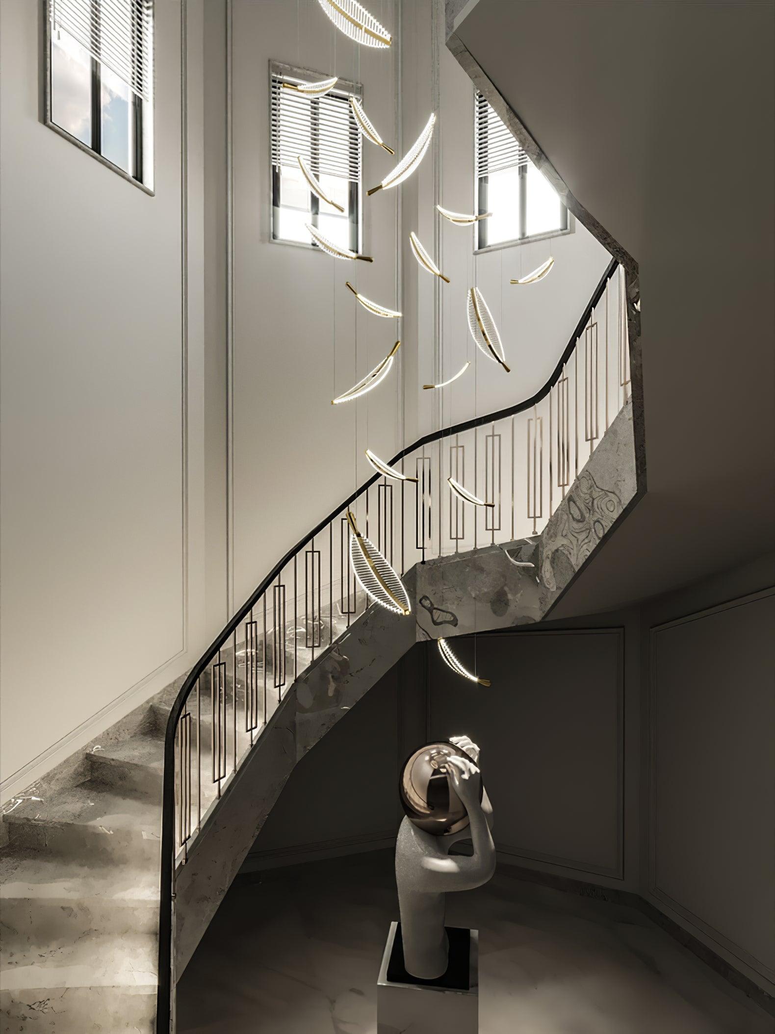 Leaf LED Chandelier - Blowlighting