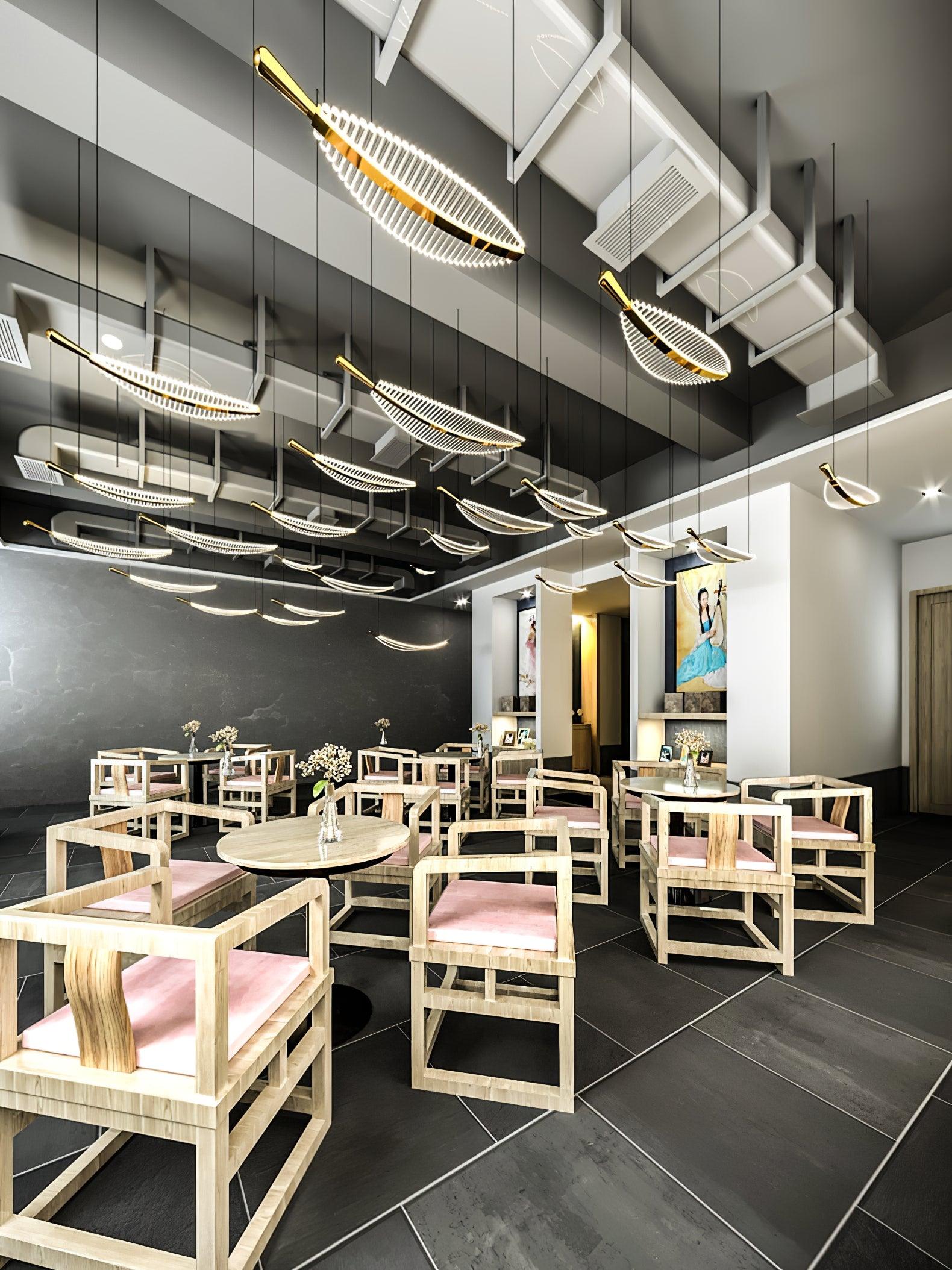 Leaf LED Chandelier - Blowlighting