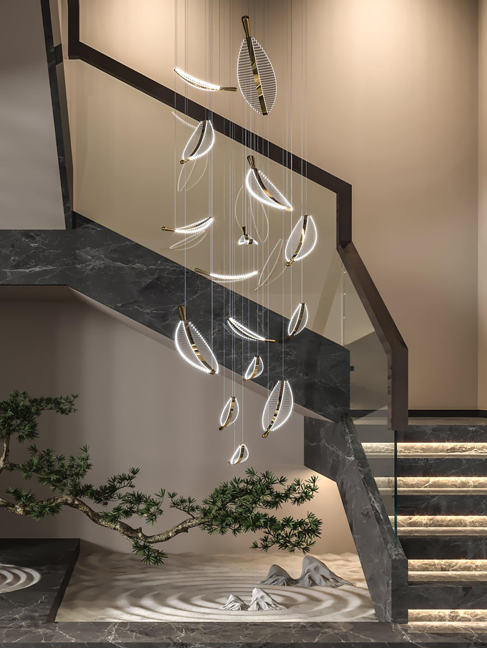 Leaf LED Chandelier - Blowlighting