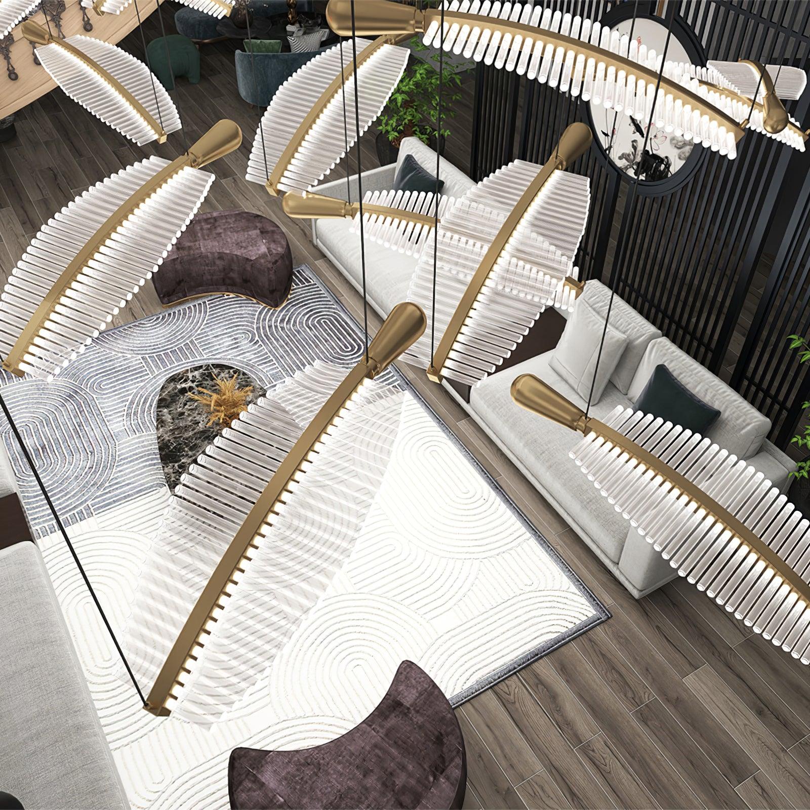 Leaf LED Chandelier - Blowlighting