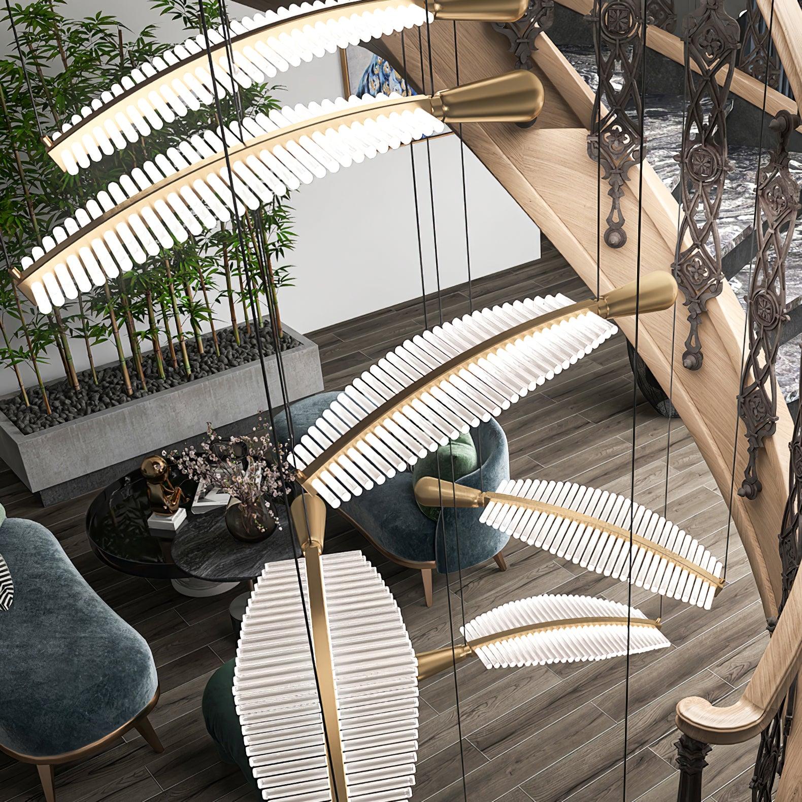 Leaf LED Chandelier - Blowlighting