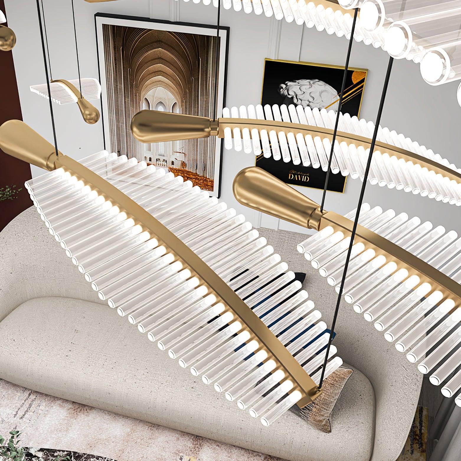 Leaf LED Chandelier - Blowlighting