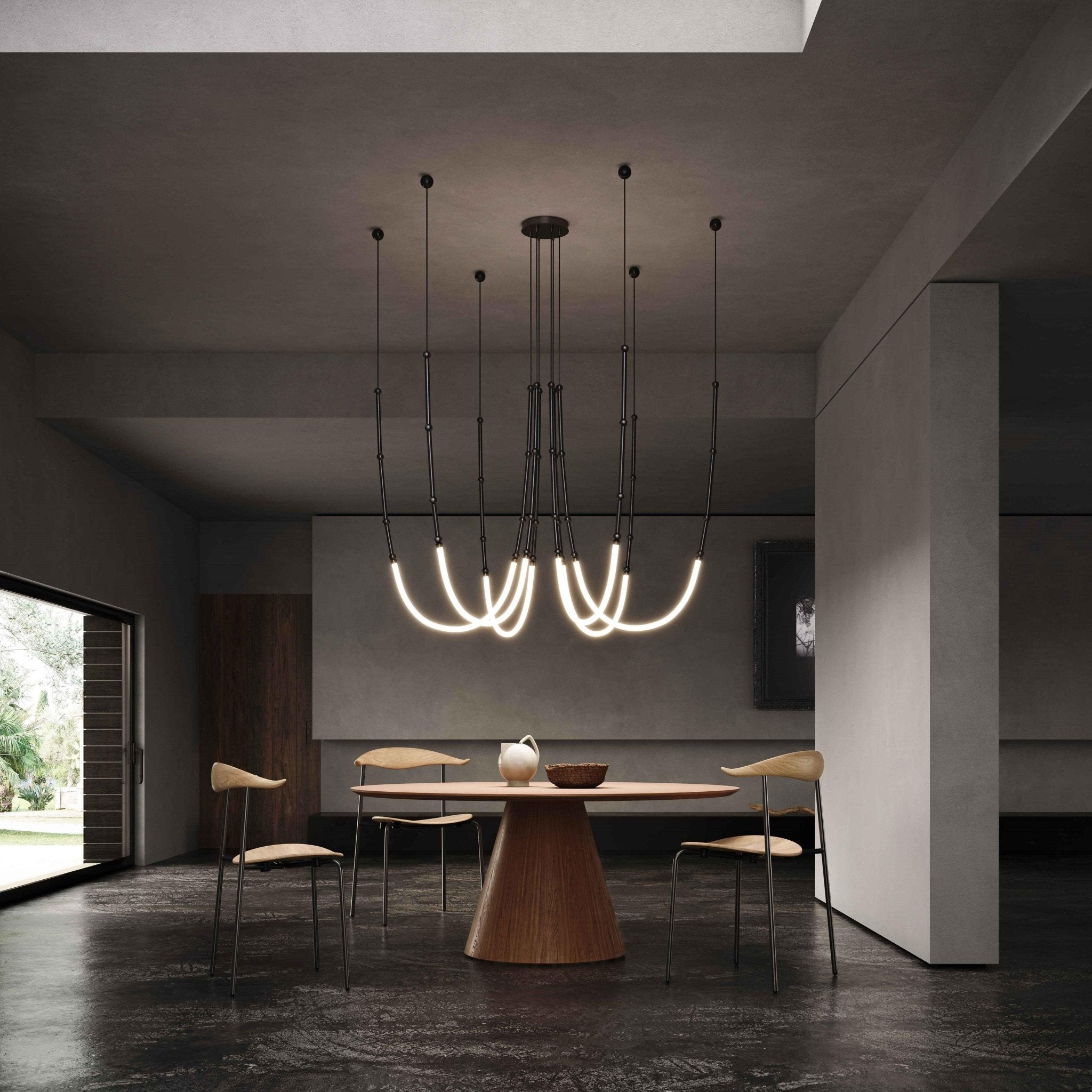 Leda Chandelier - Blowlighting