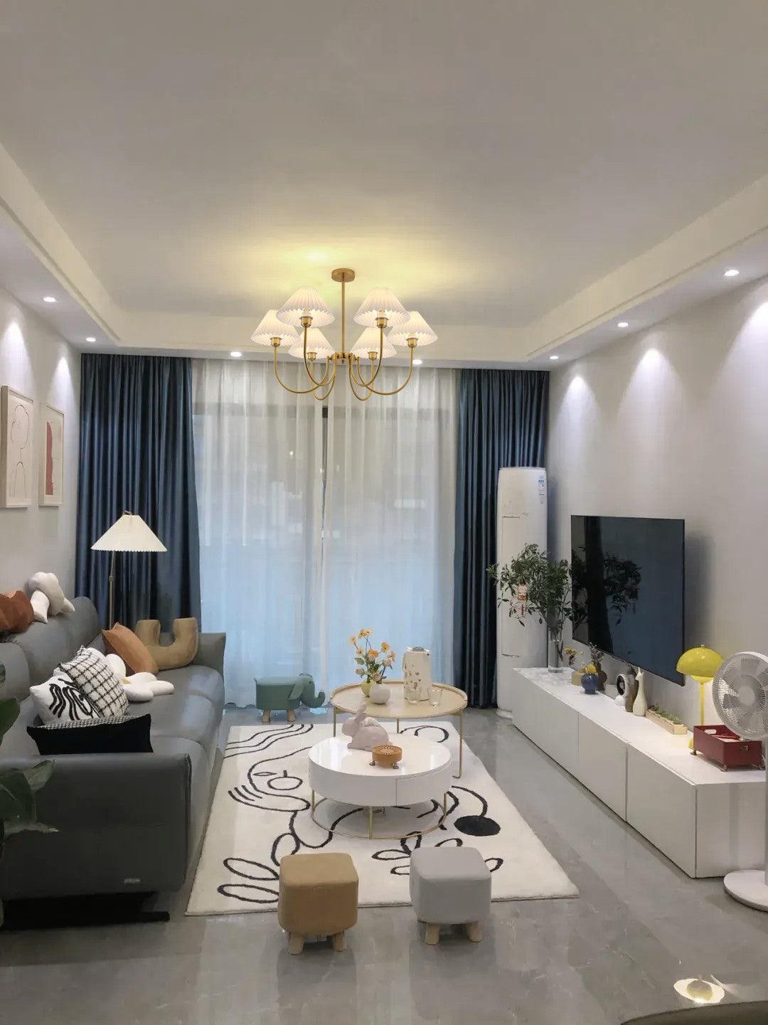 Lenore Pleated Chandelier - Blowlighting