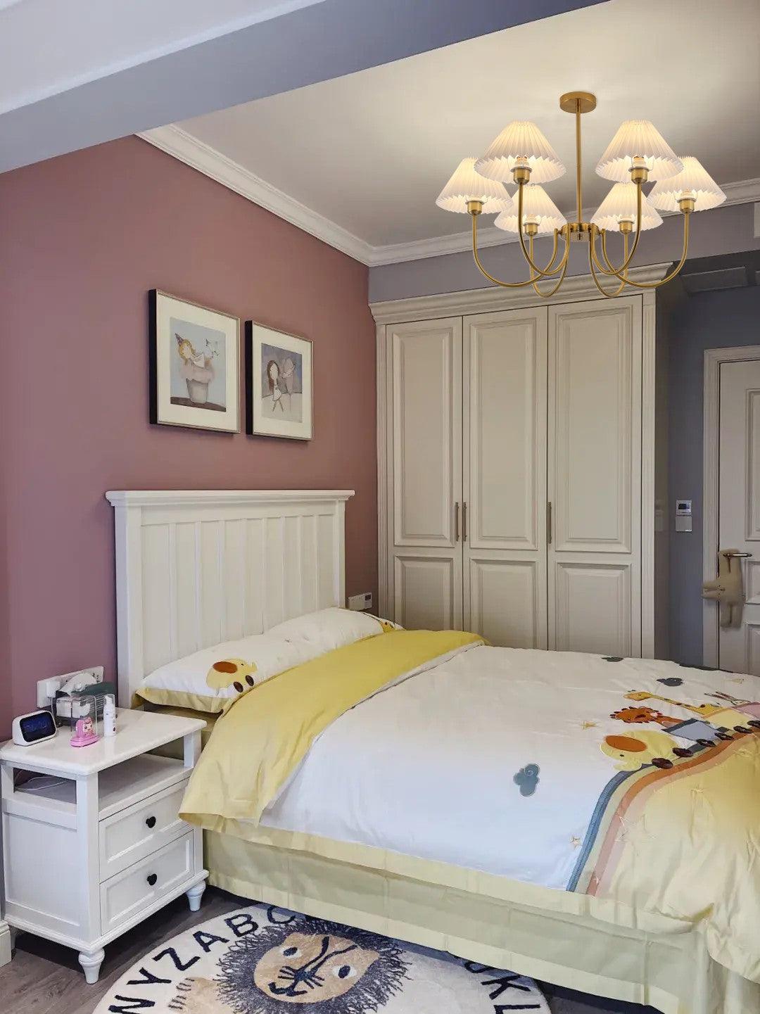 Lenore Pleated Chandelier - Blowlighting