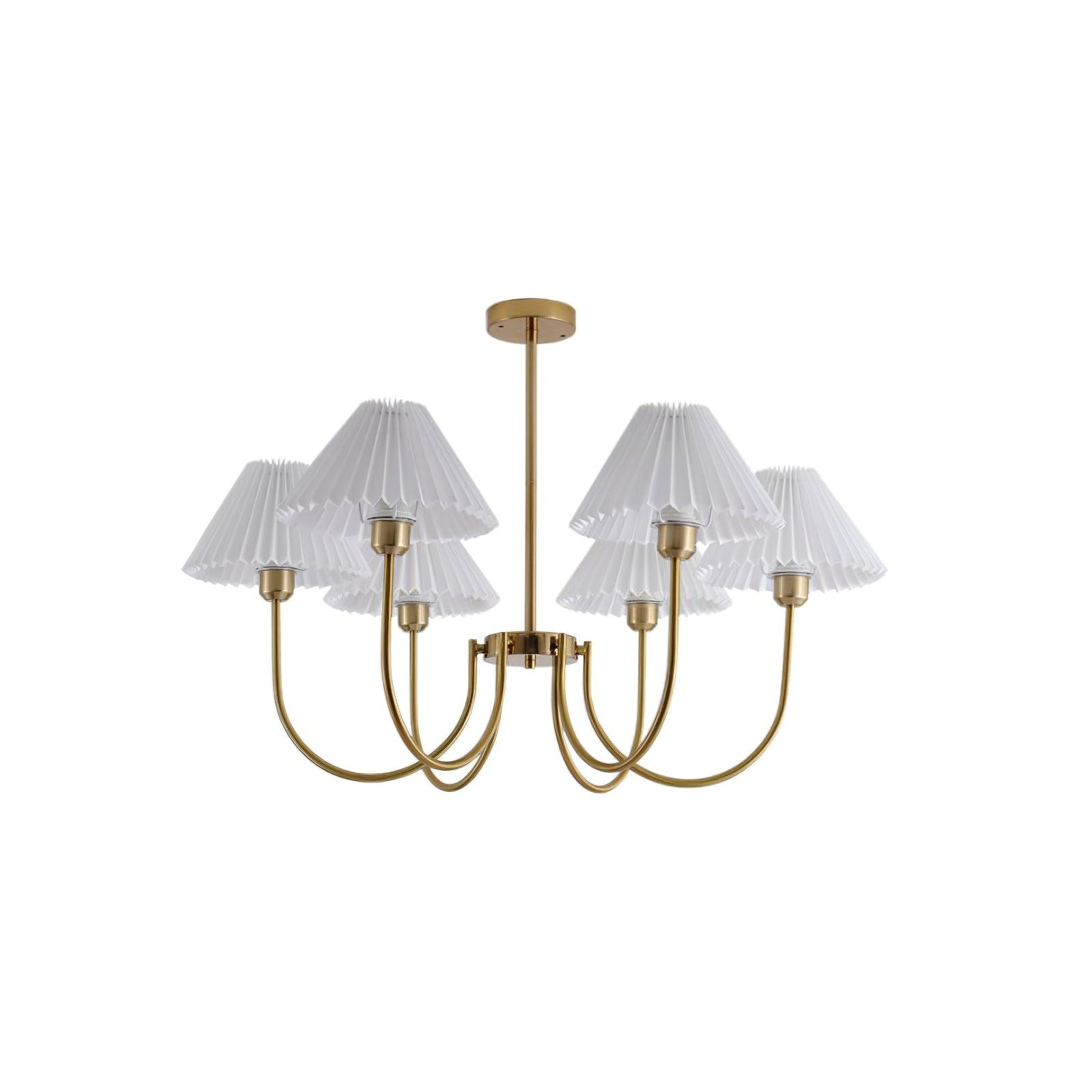 Lenore Pleated Chandelier - Blowlighting