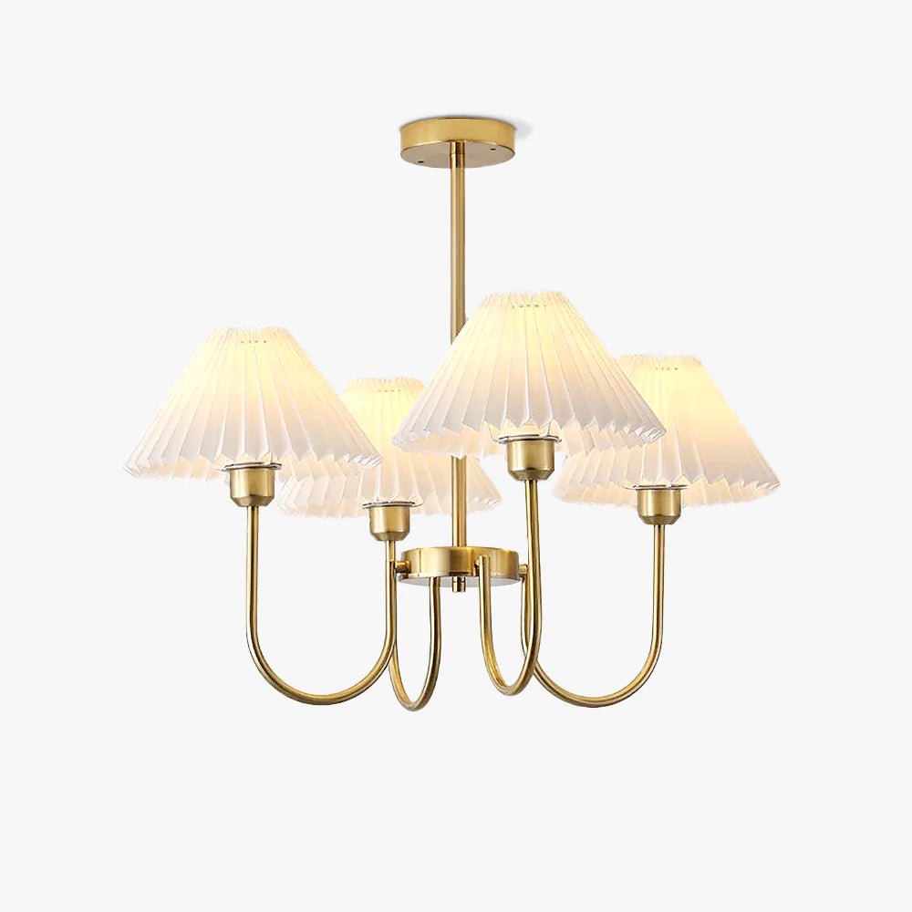Lenore Pleated Chandelier - Blowlighting