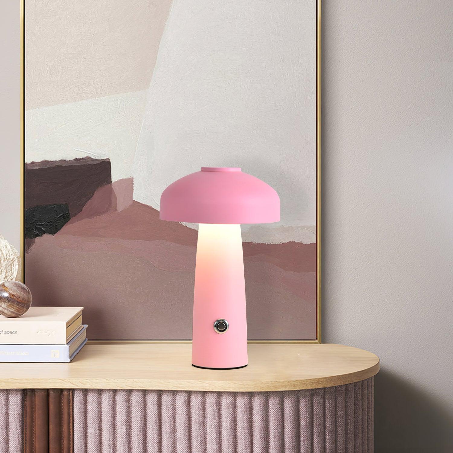 Leon Mushroom Built-in Battery Table Lamp - Blowlighting