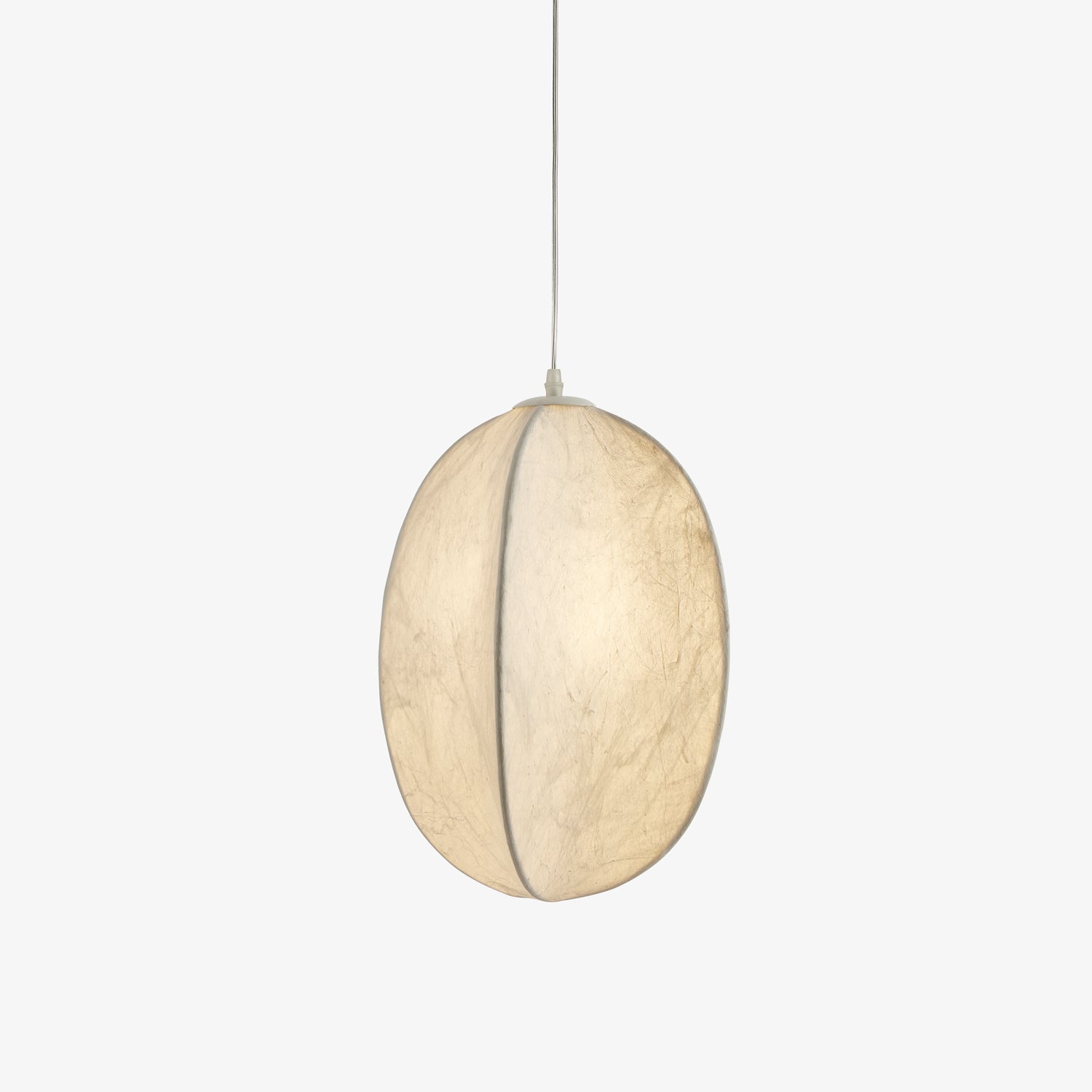 Cocoon Minimalist Silk Pendant Lamp - Blowlighting