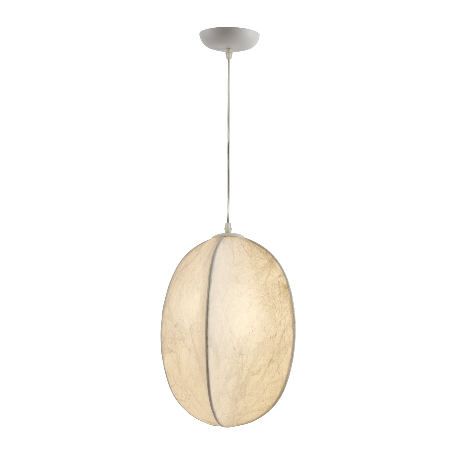 Cocoon Minimalist Silk Pendant Lamp - Blowlighting