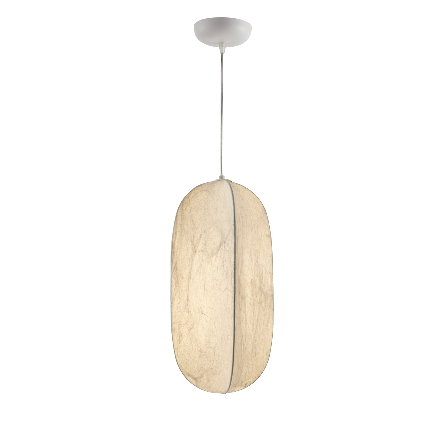 Cocoon Minimalist Silk Pendant Lamp - Blowlighting