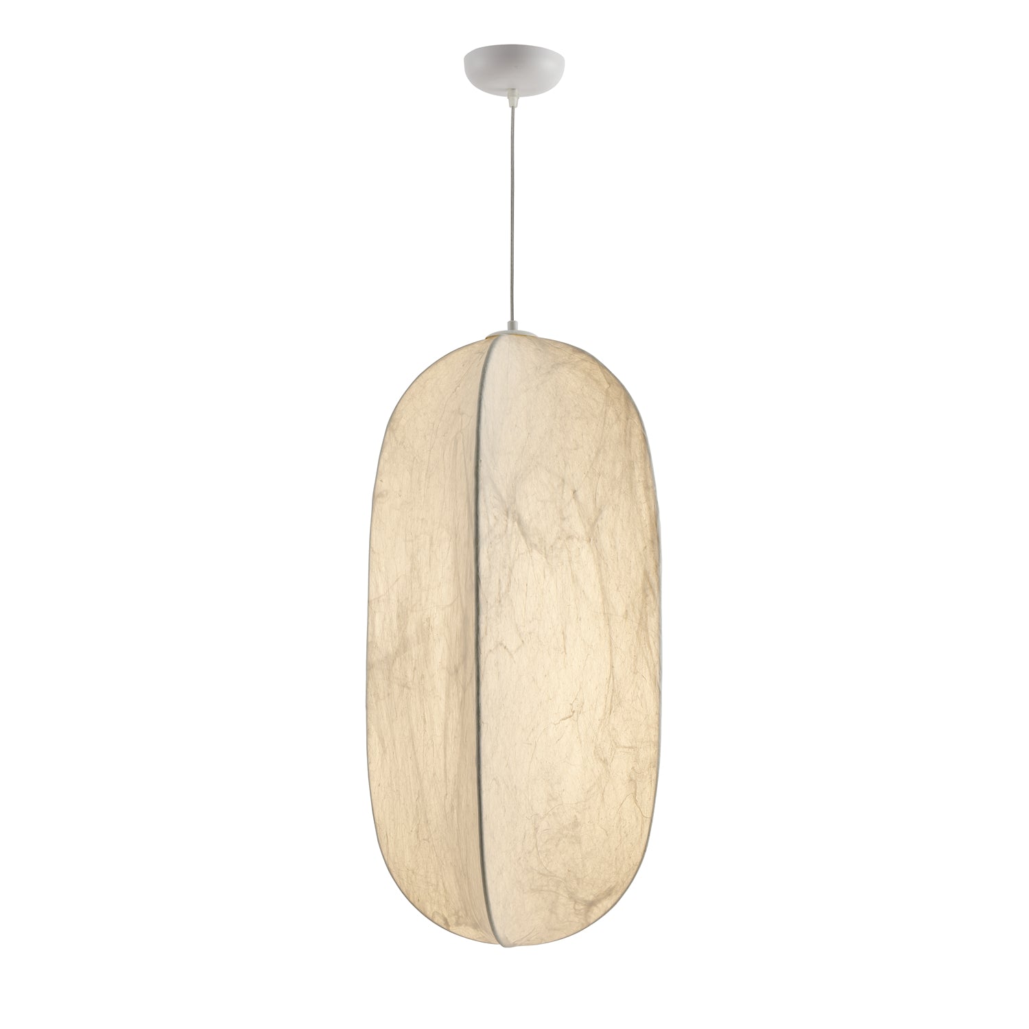 Cocoon Minimalist Silk Pendant Lamp - Blowlighting