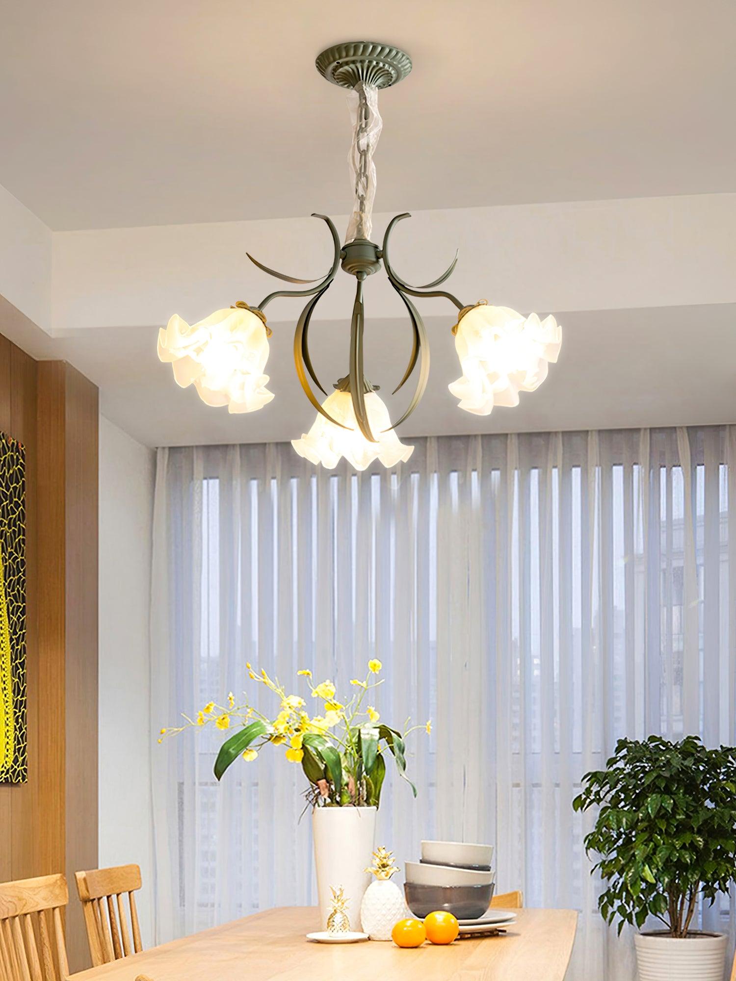 Lily of the Valley Flower Chandelier - Blowlighting