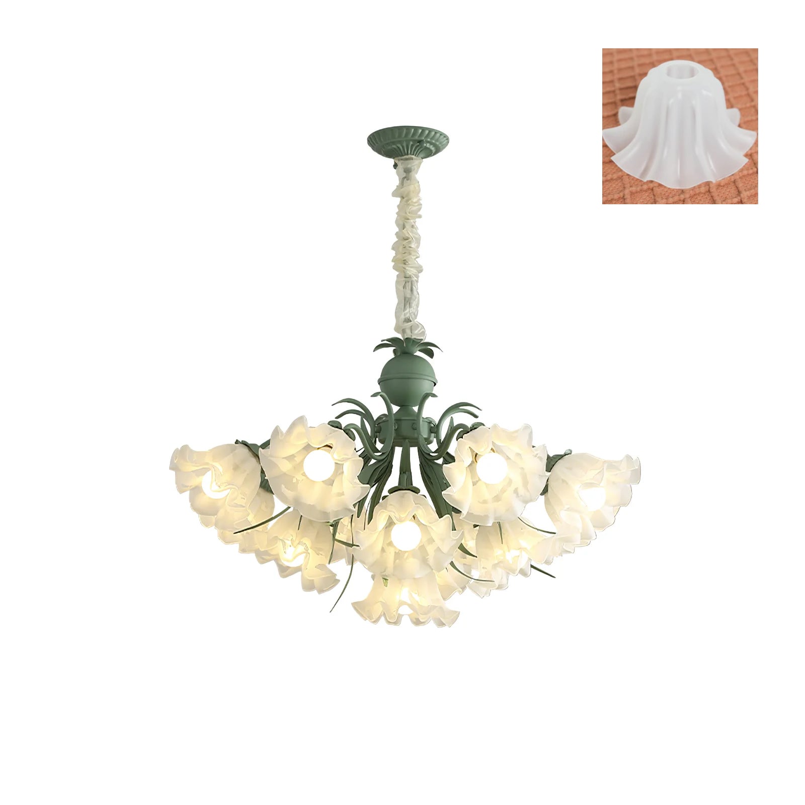 Lily of the Valley Flower Chandelier - Blowlighting