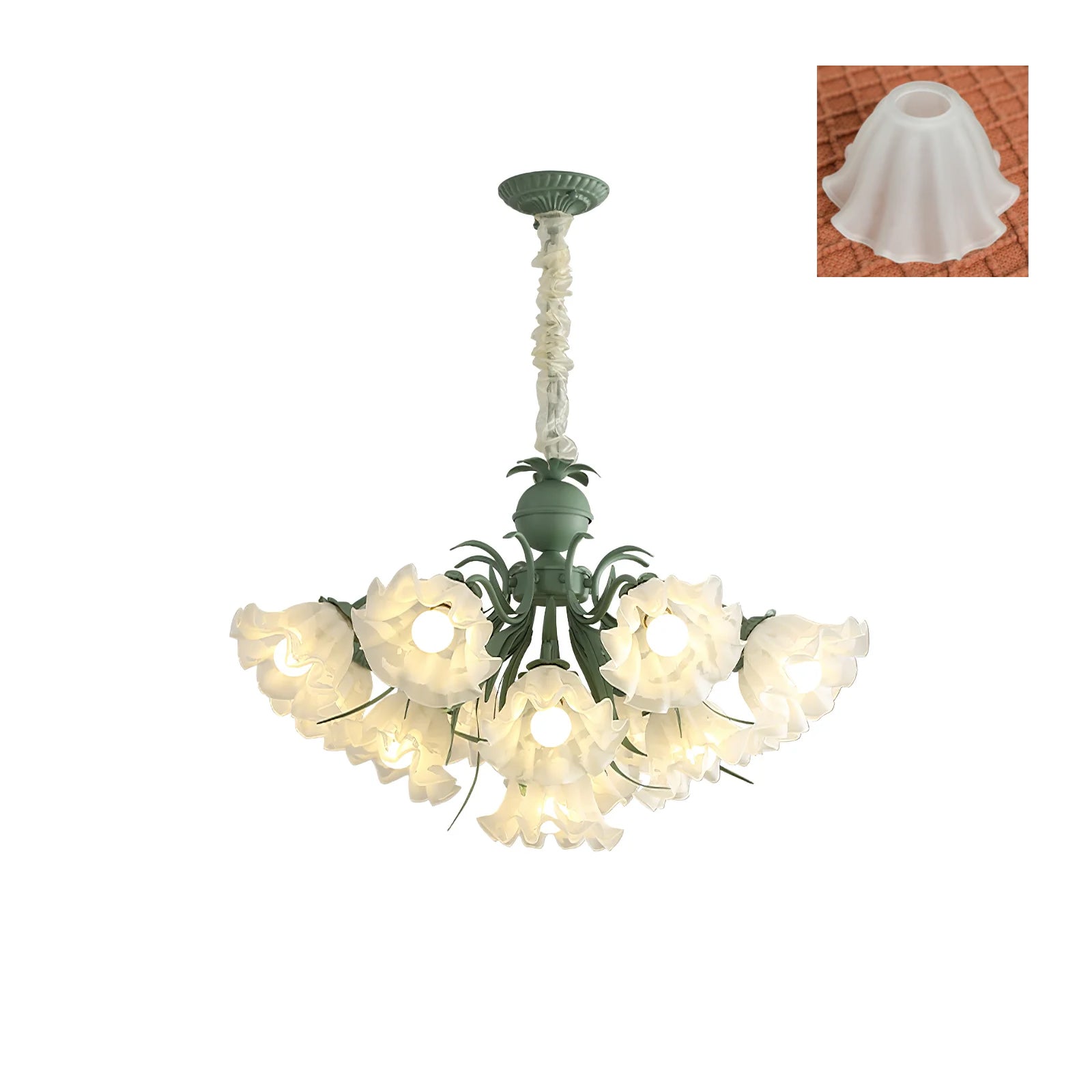 Lily of the Valley Flower Chandelier - Blowlighting