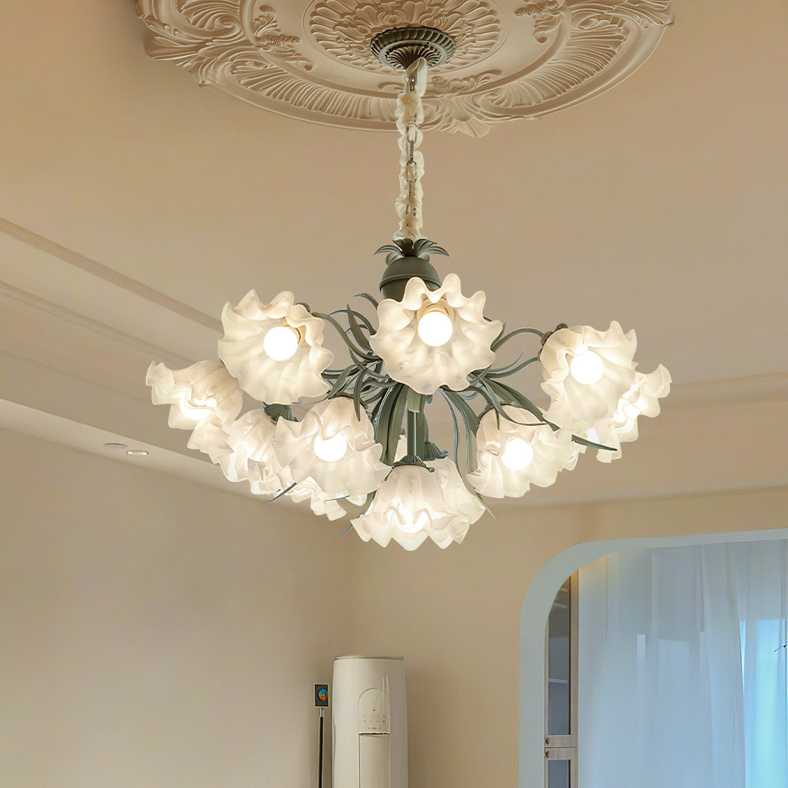 Lily of the Valley Flower Chandelier - Blowlighting