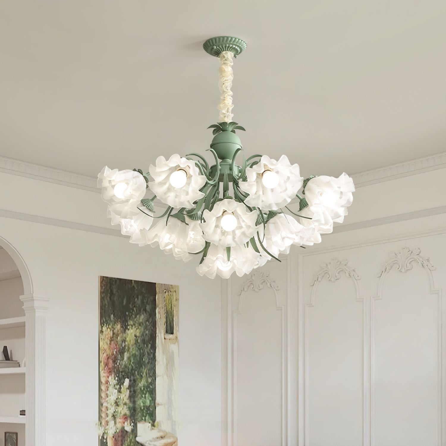Lily of the Valley Flower Chandelier - Blowlighting