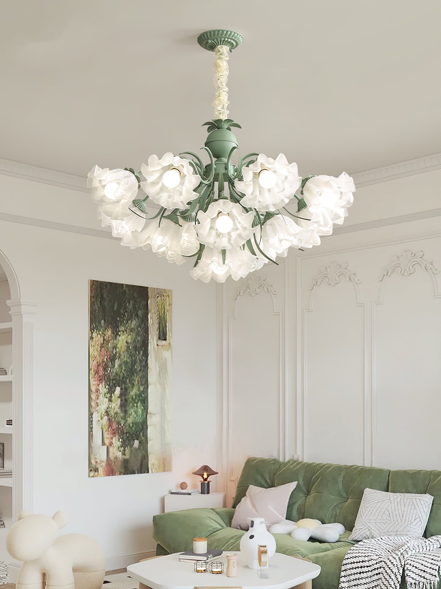 Lily of the Valley Flower Chandelier - Blowlighting