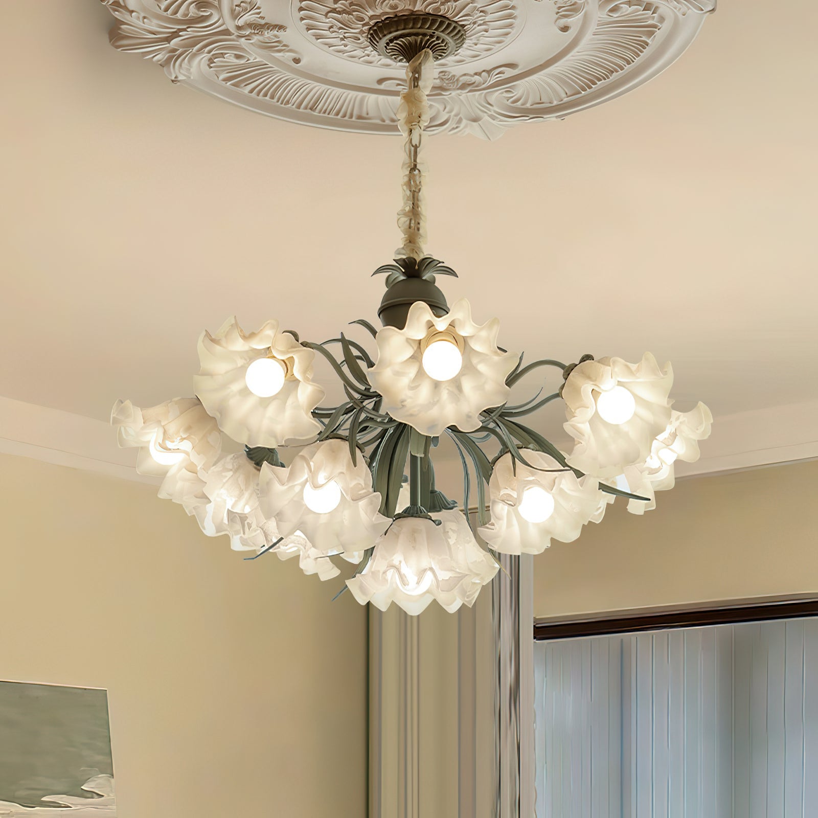 Lily of the Valley Flower Chandelier - Blowlighting