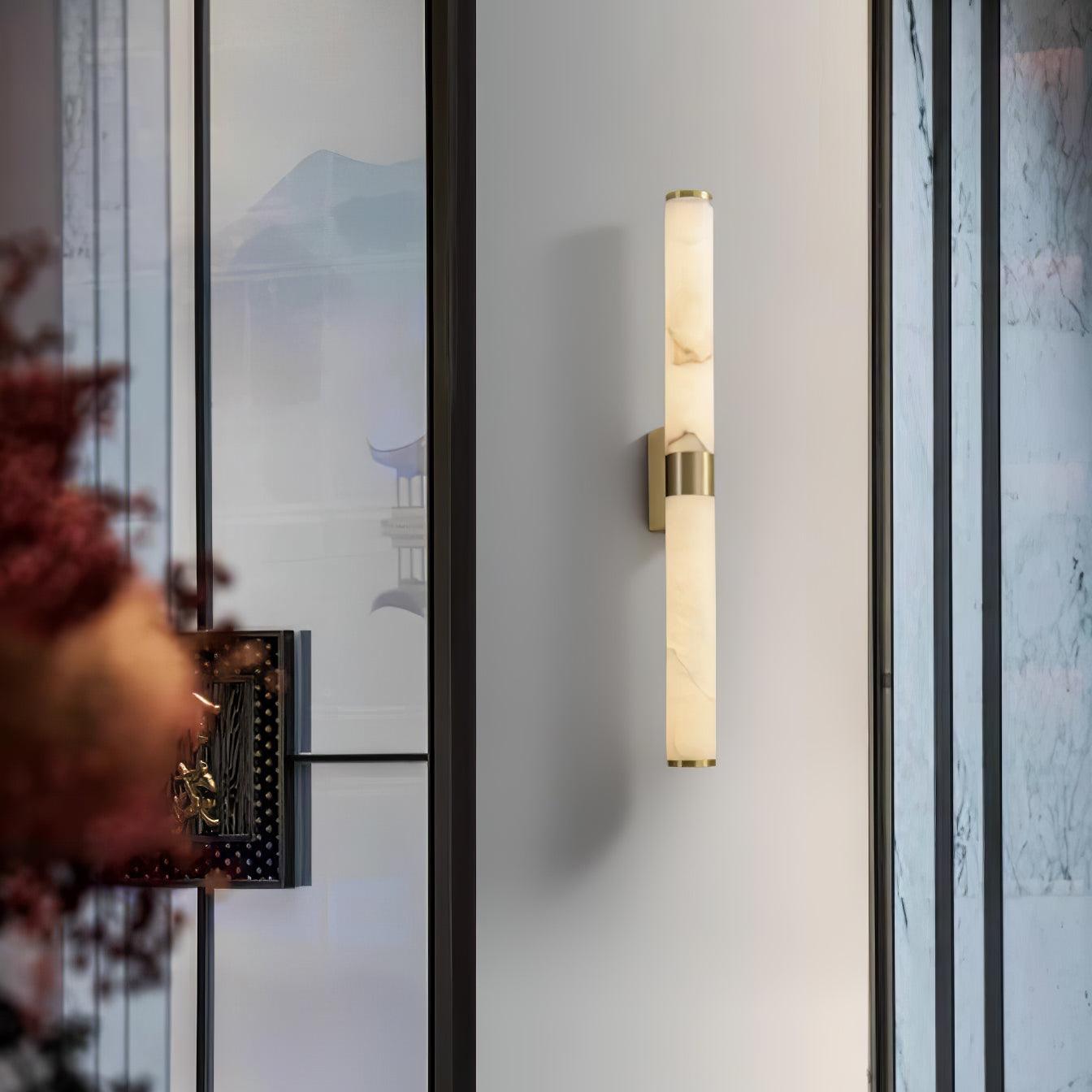 Olmirira Minimalist Alabaster Wall Lamp - Blowlighting