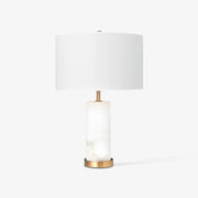 Zosilis Cylindrical Alabaster Table Lamp - Blowlighting