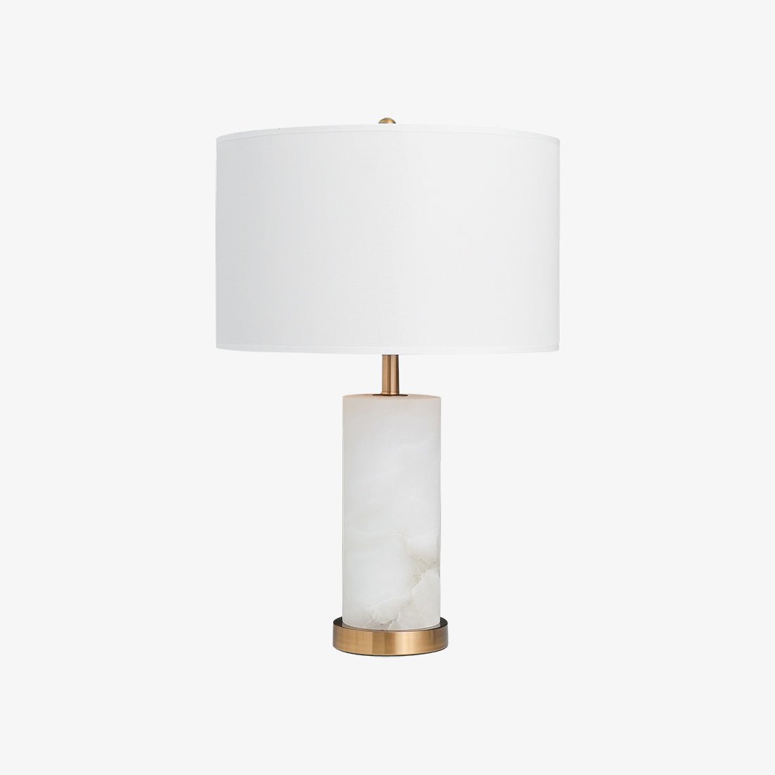 Zosilis Cylindrical Alabaster Table Lamp - Blowlighting