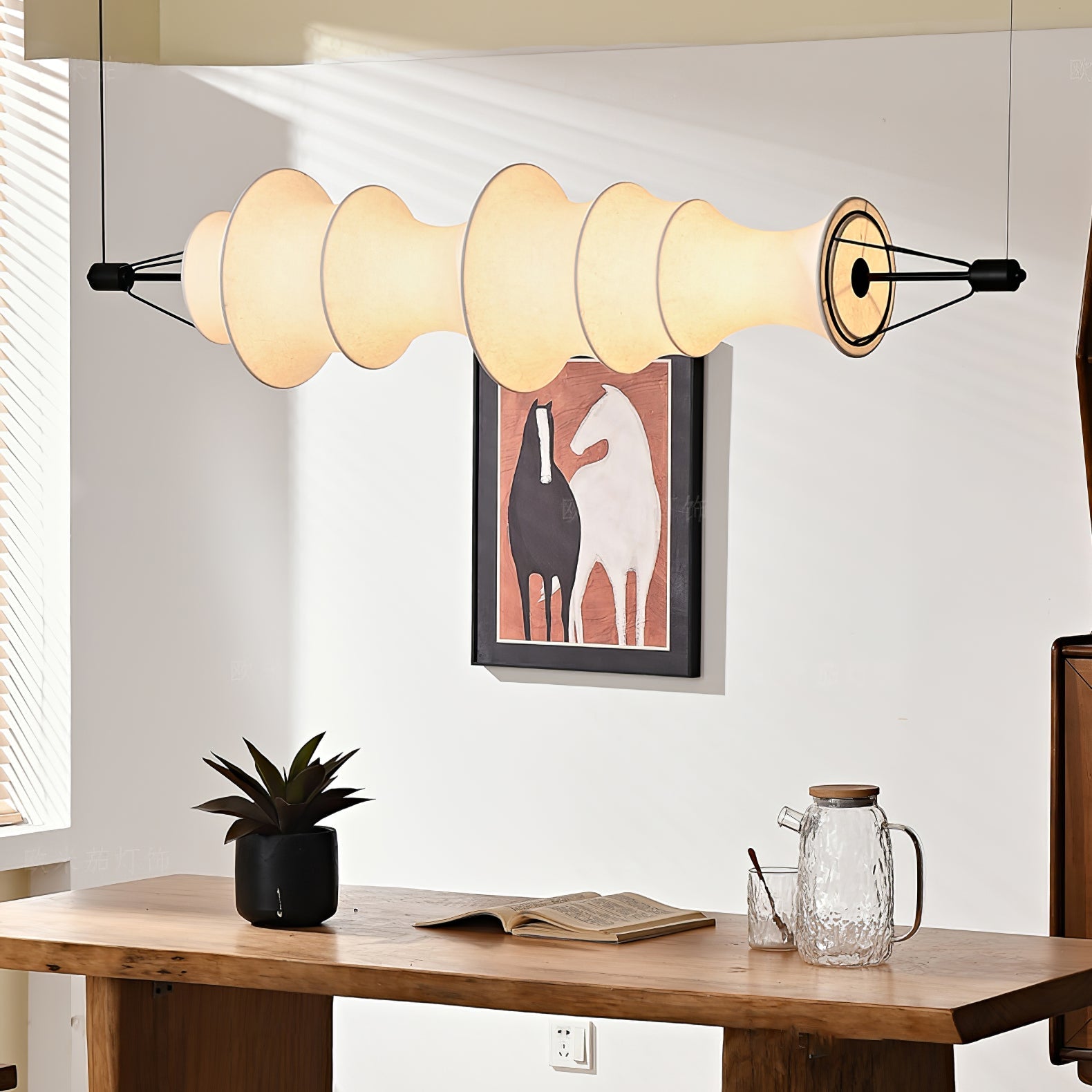 Linna Silk Pendant Lamp - Blowlighting