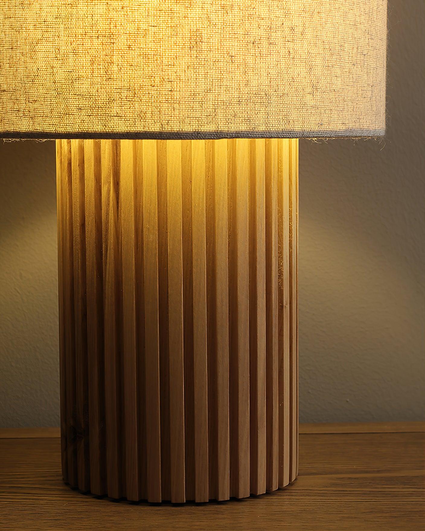 Grove Vintage Fabric Table Lamp - Blowlighting