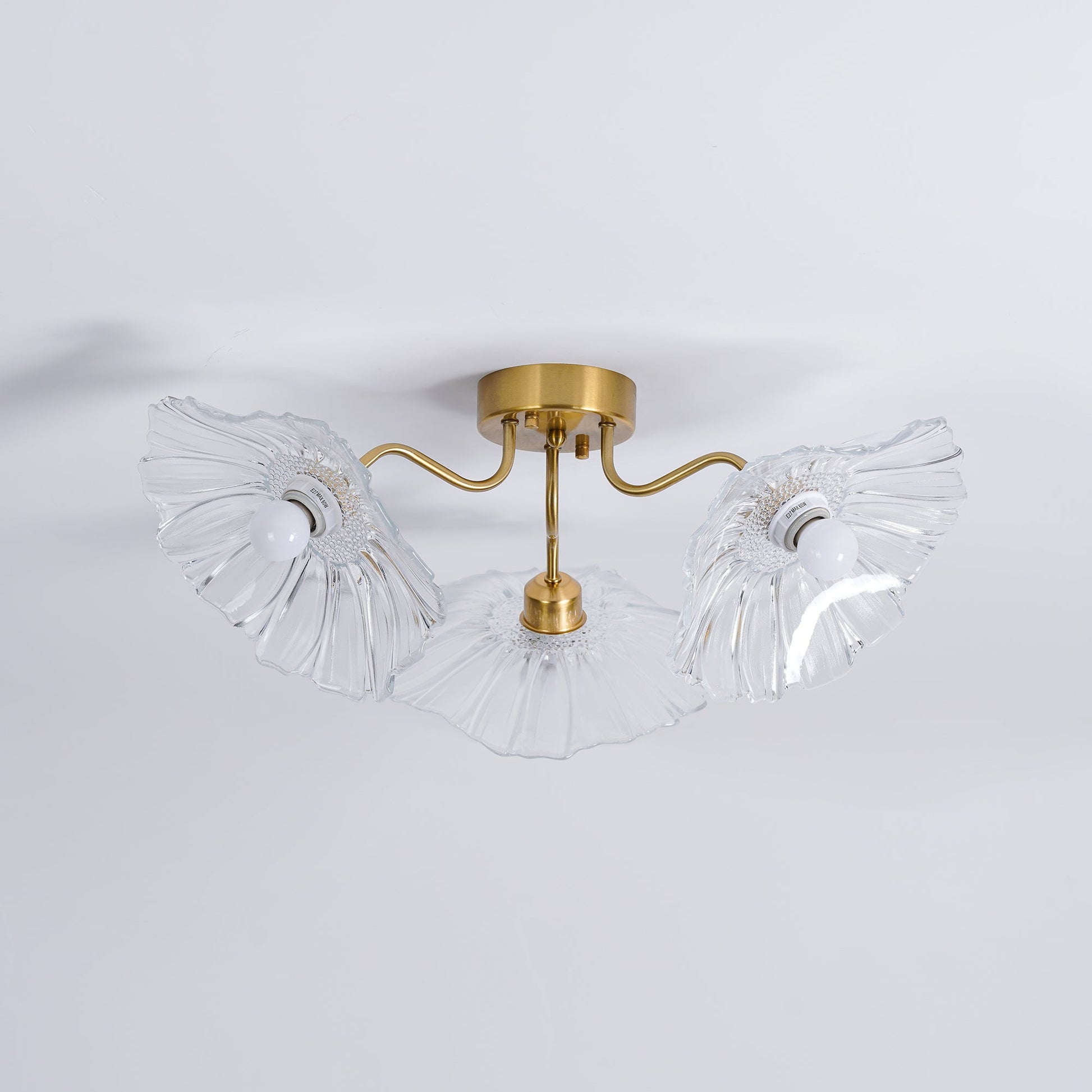 Lotus Leaf Glass Ceiling Lamp - Blowlighting