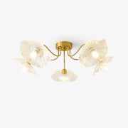 Lotus Leaf Glass Ceiling Lamp - Blowlighting
