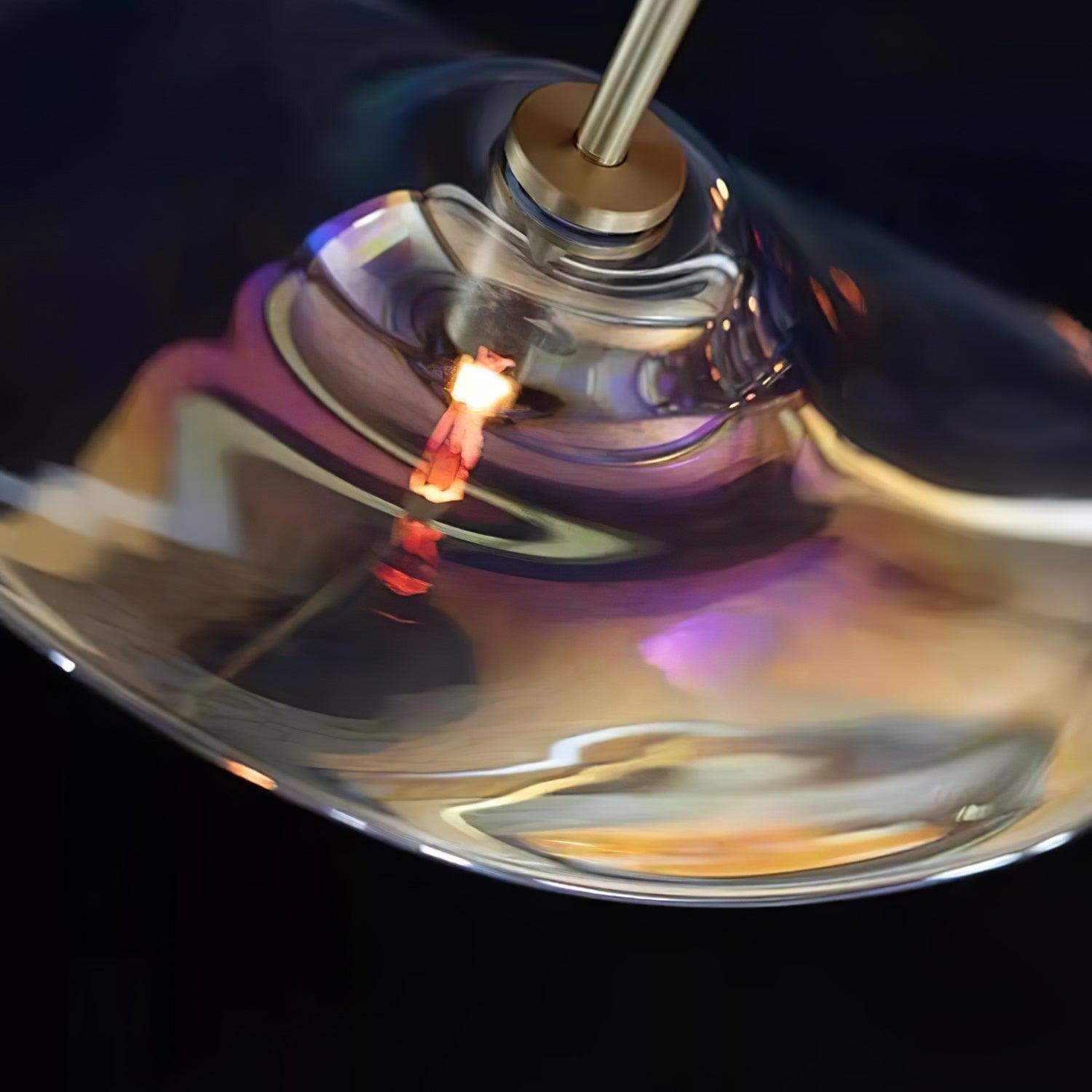 Lotus Leaves Glass Chandelier - Blowlighting