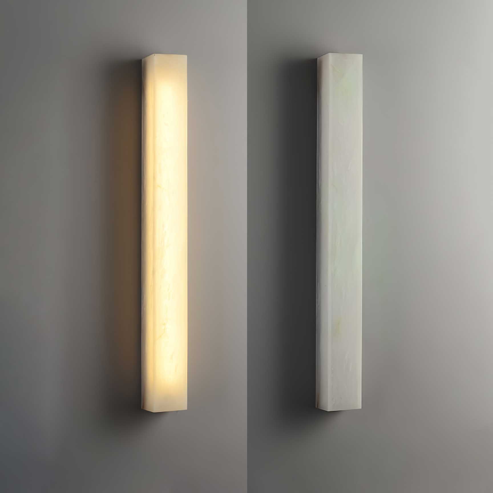 Irina Cylindrical Alabaster Wall Light - Blowlighting