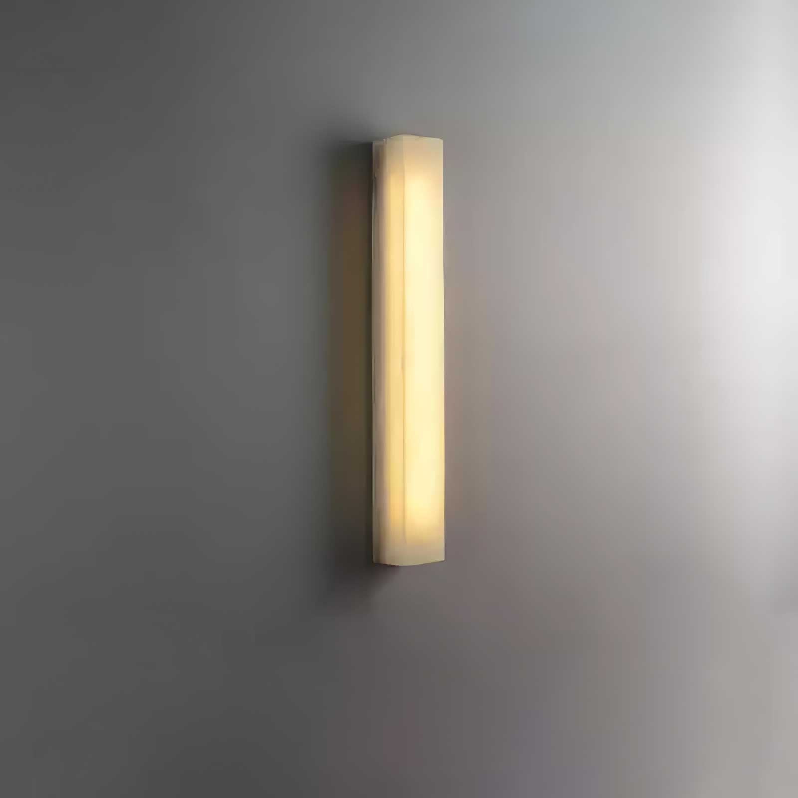 Irina Cylindrical Alabaster Wall Light - Blowlighting
