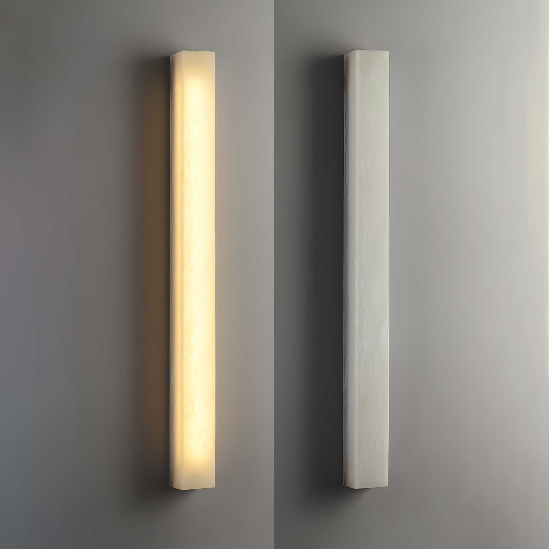 Irina Cylindrical Alabaster Wall Light - Blowlighting
