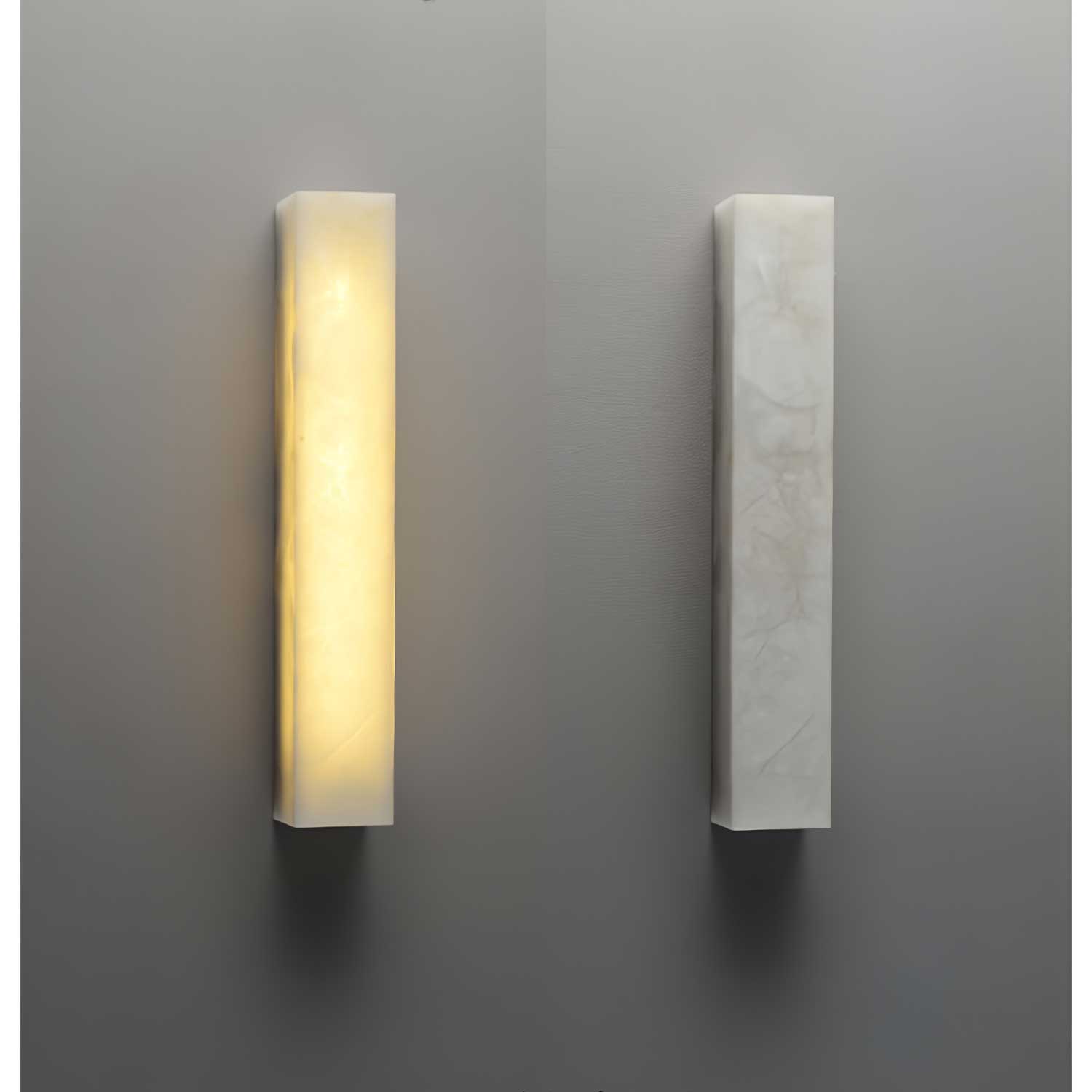 Irina Cylindrical Alabaster Wall Light - Blowlighting