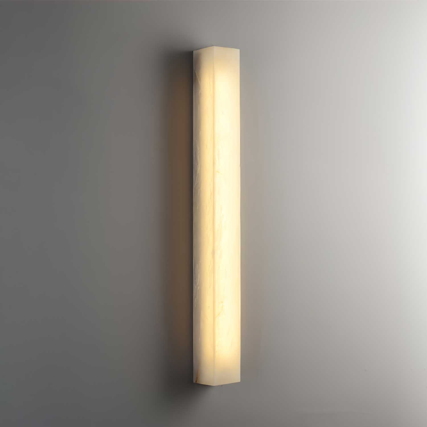 Irina Cylindrical Alabaster Wall Light - Blowlighting