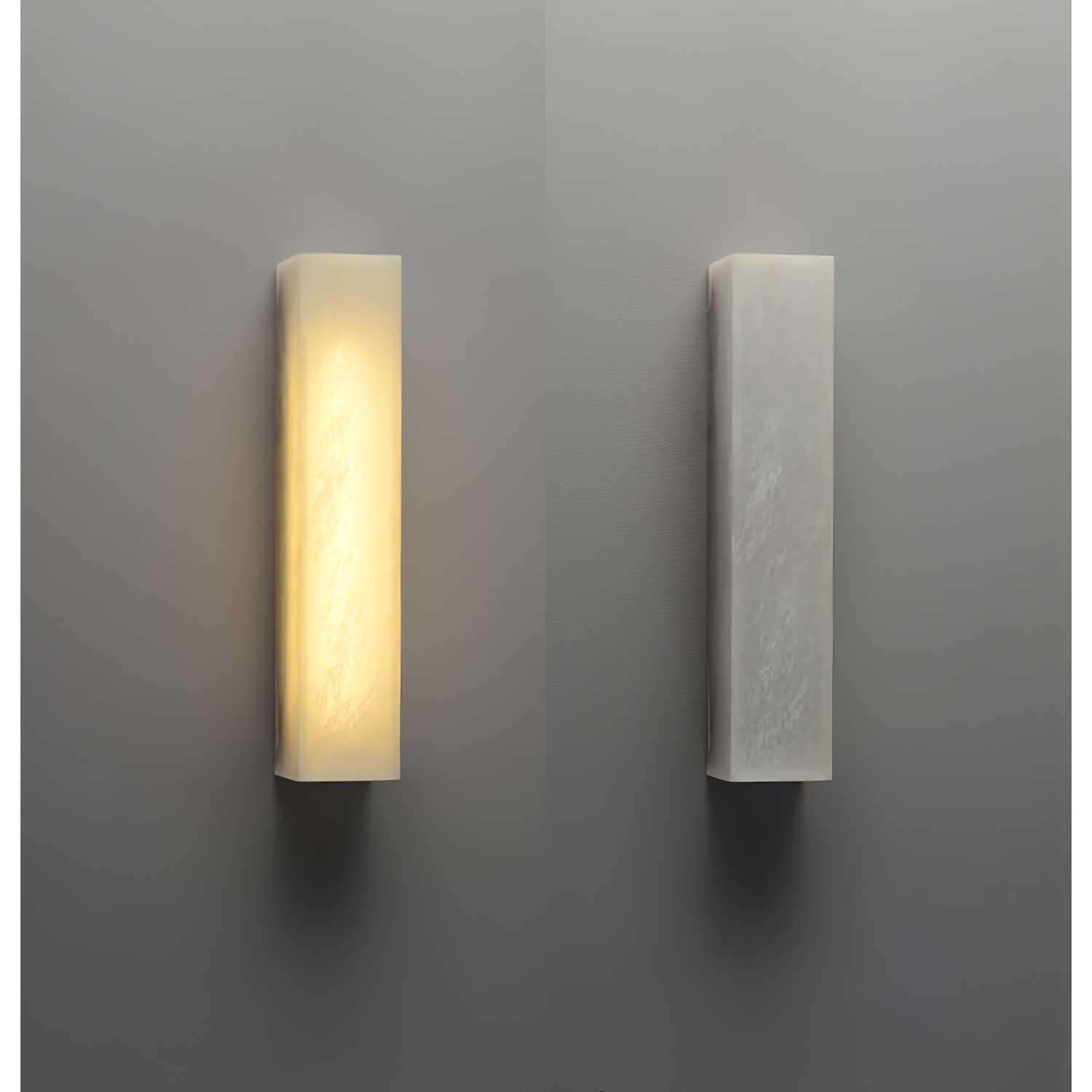 Irina Cylindrical Alabaster Wall Light - Blowlighting