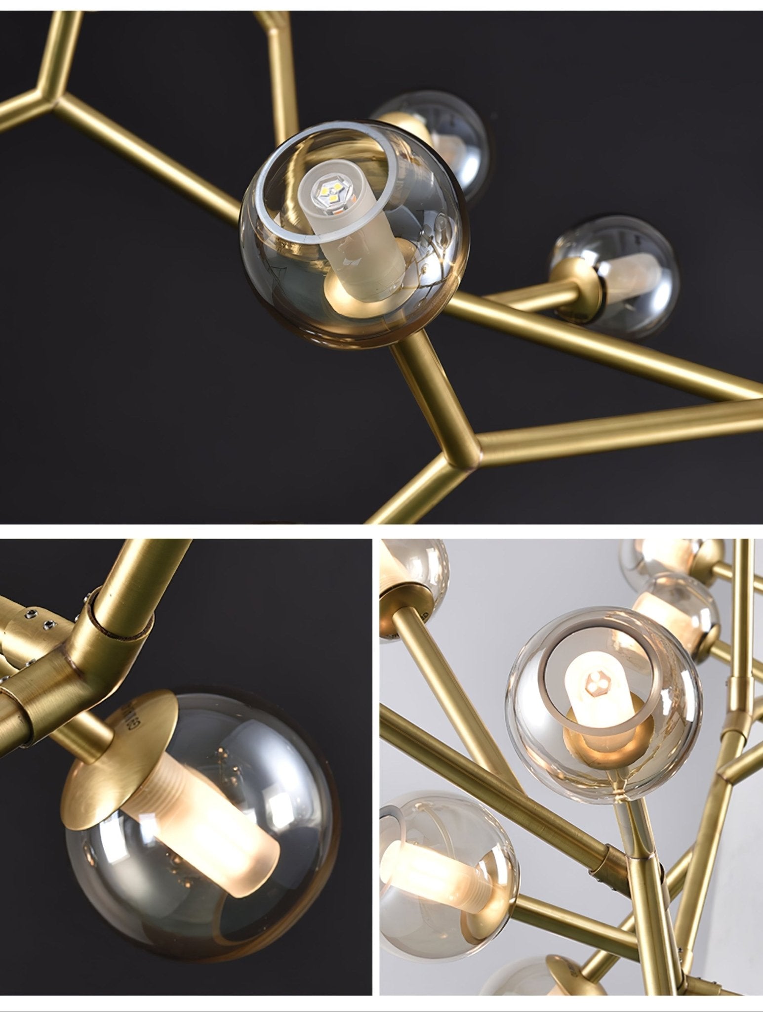 Colton Luxury Metal Chandelier - Blowlighting