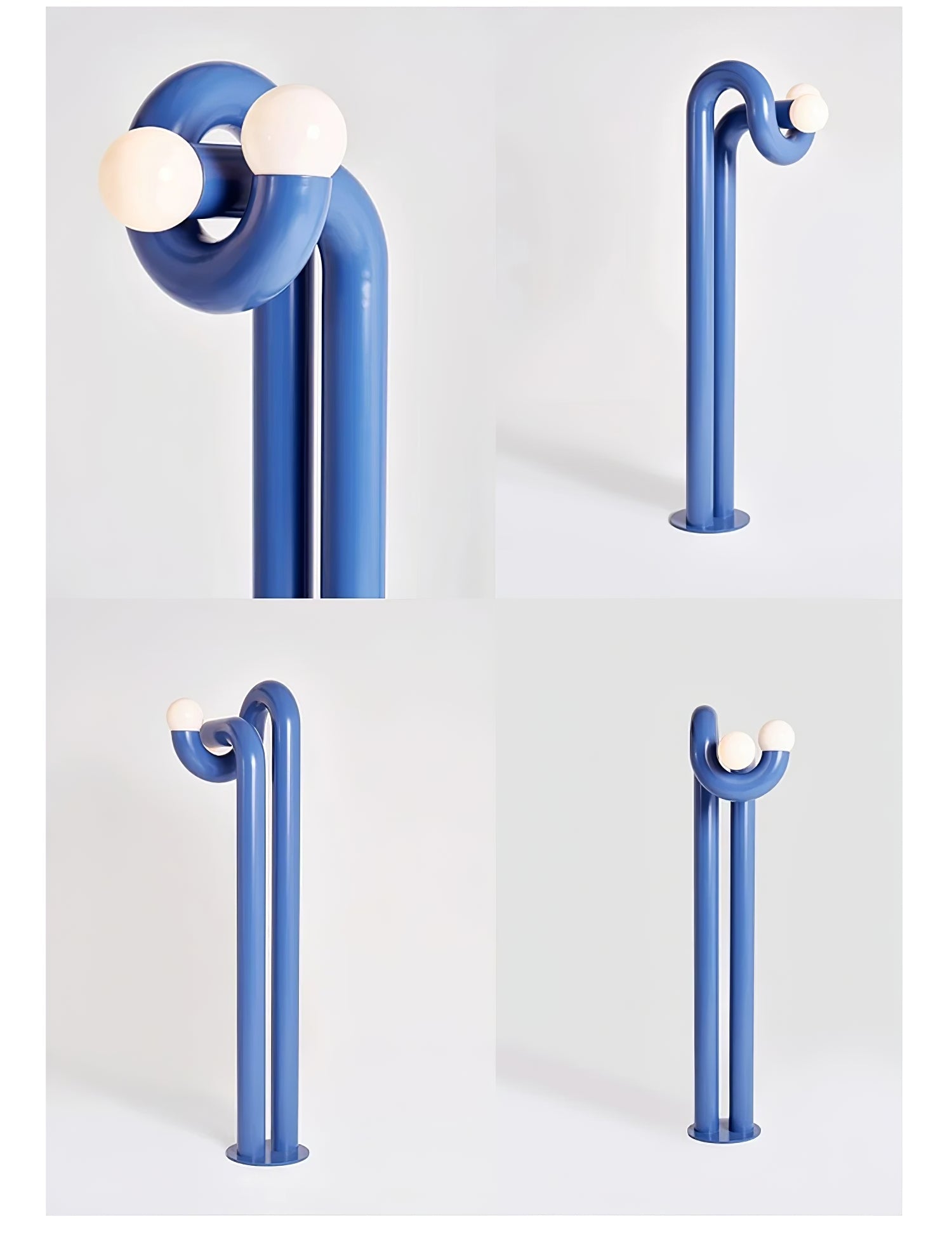 Arraeila Sculptural Metal Floor Lamp - Blowlighting