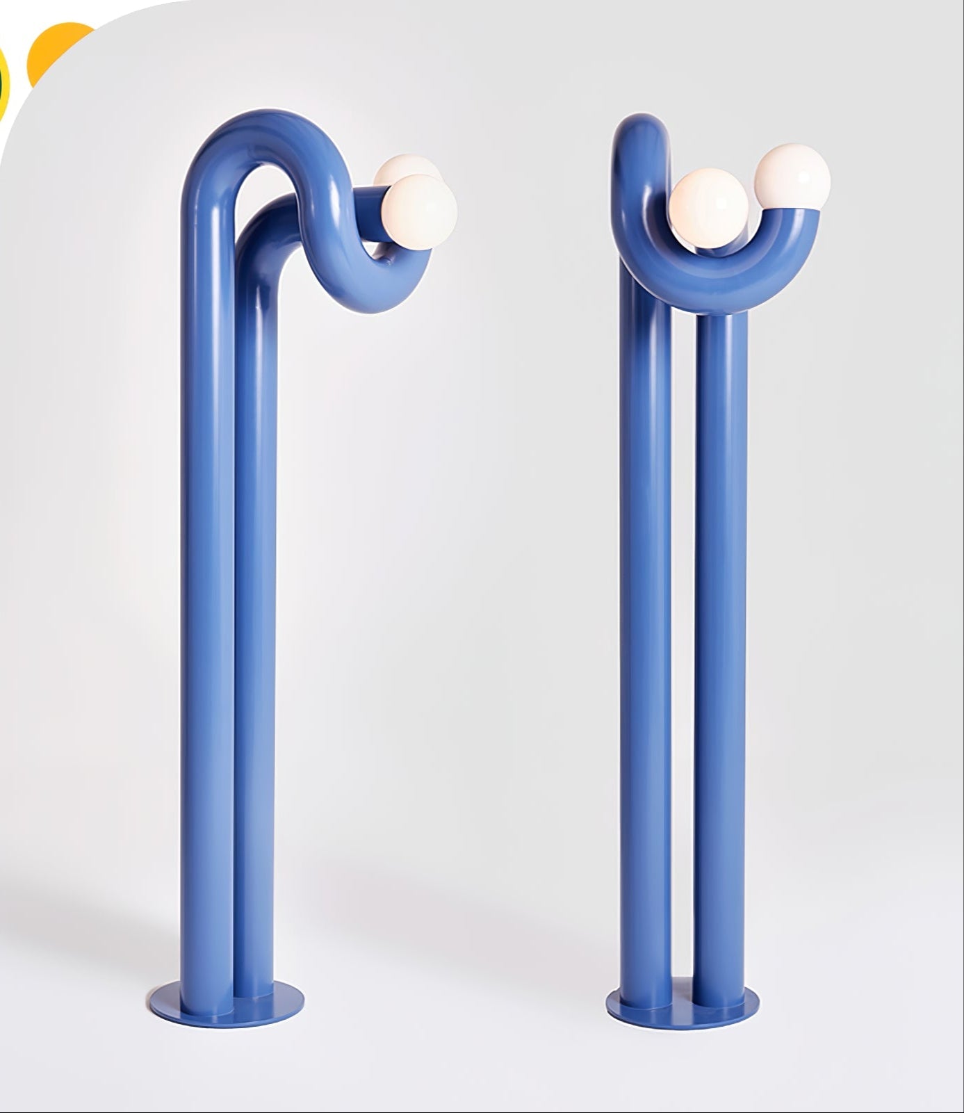 Arraeila Sculptural Metal Floor Lamp - Blowlighting