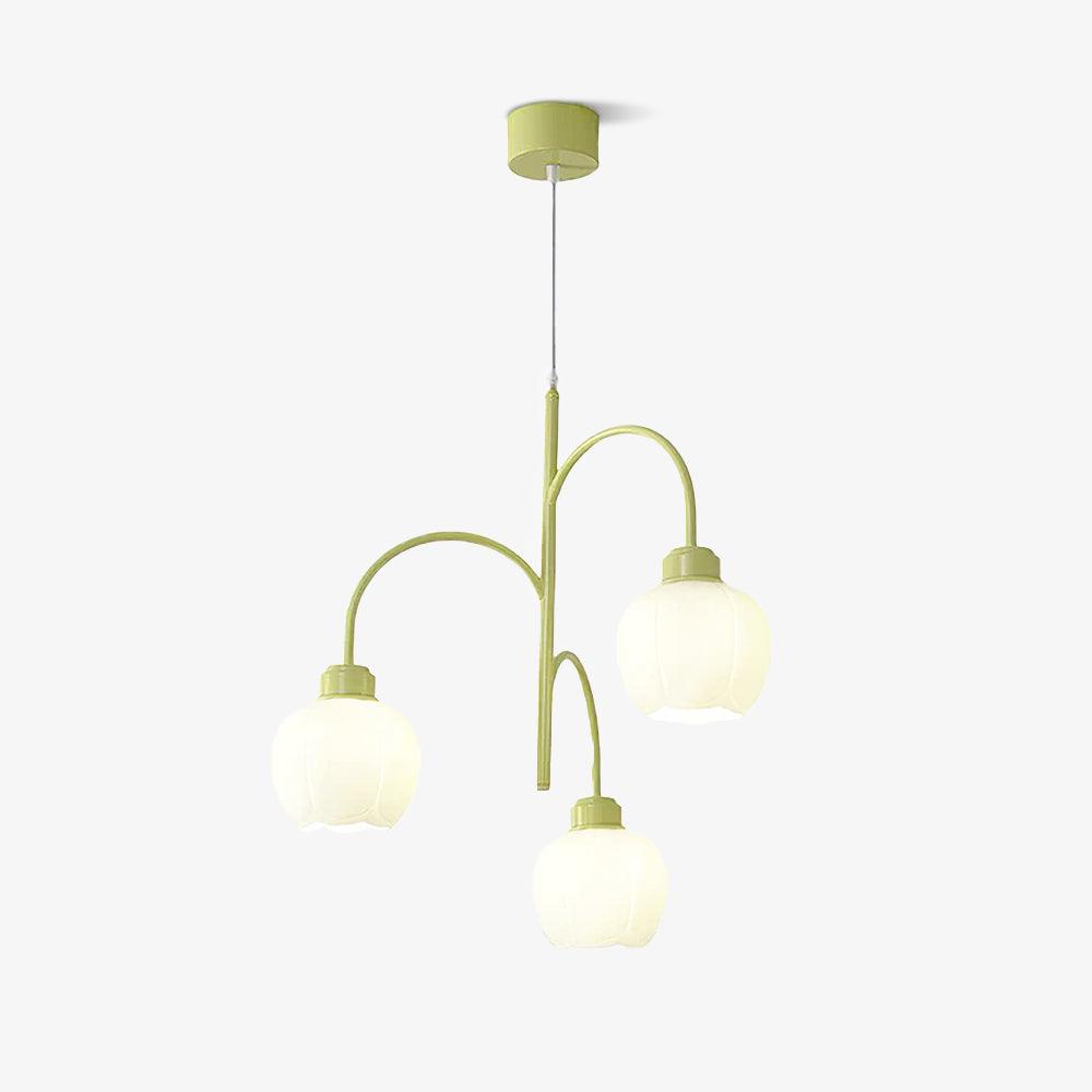Aurora Chandelier Flower Petal Modern - Blowlighting