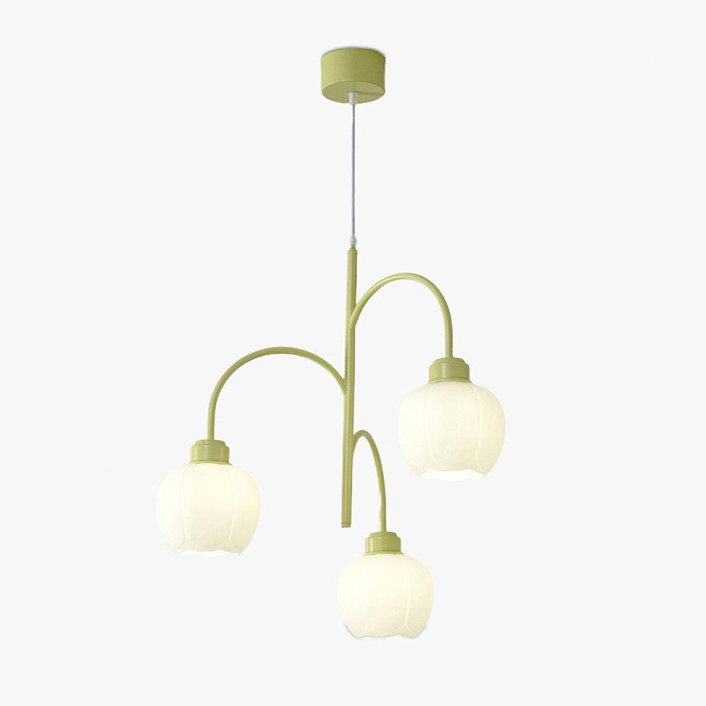 Aurora Chandelier Flower Petal Modern - Blowlighting