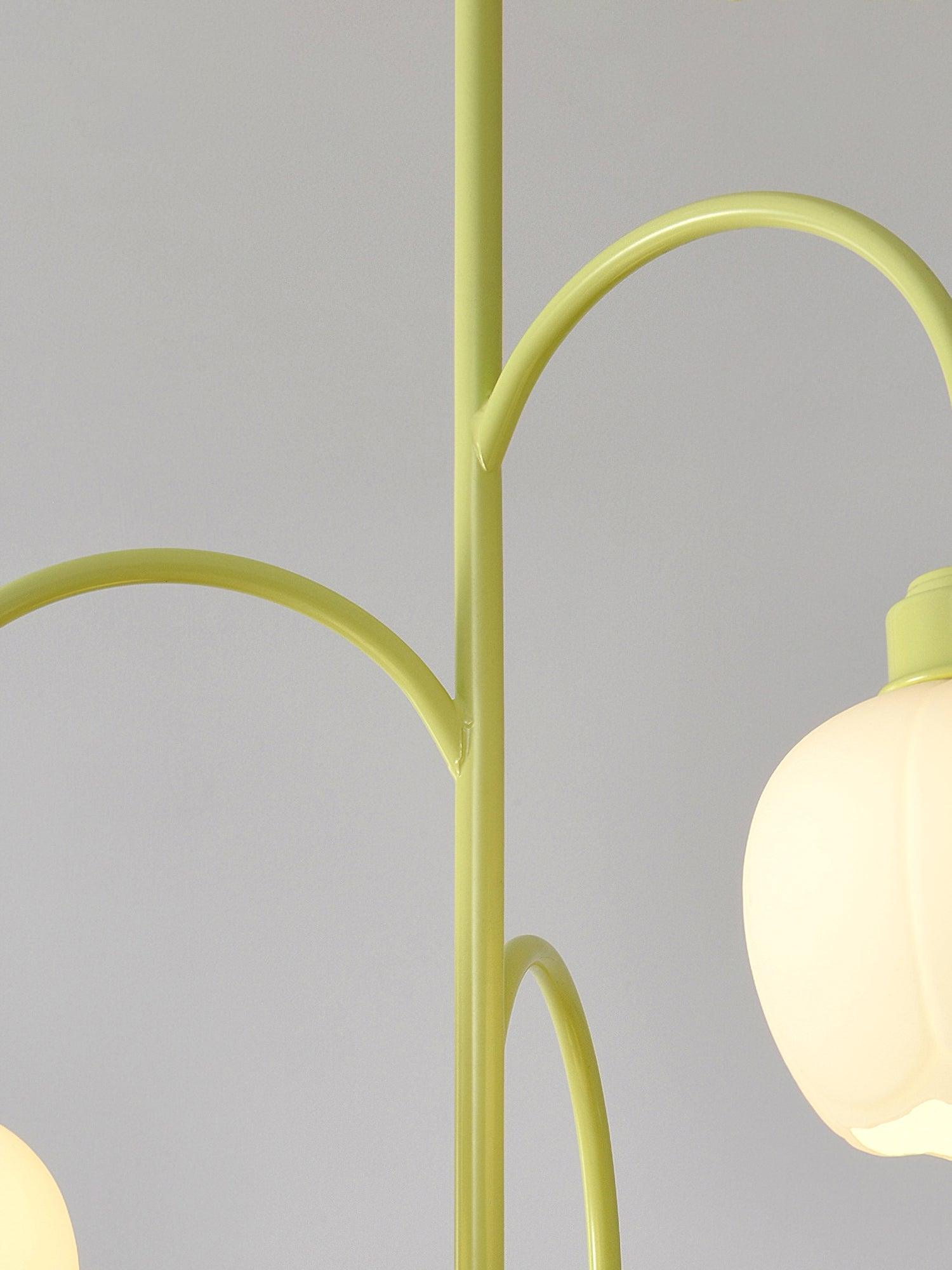 Aurora Chandelier Flower Petal Modern - Blowlighting