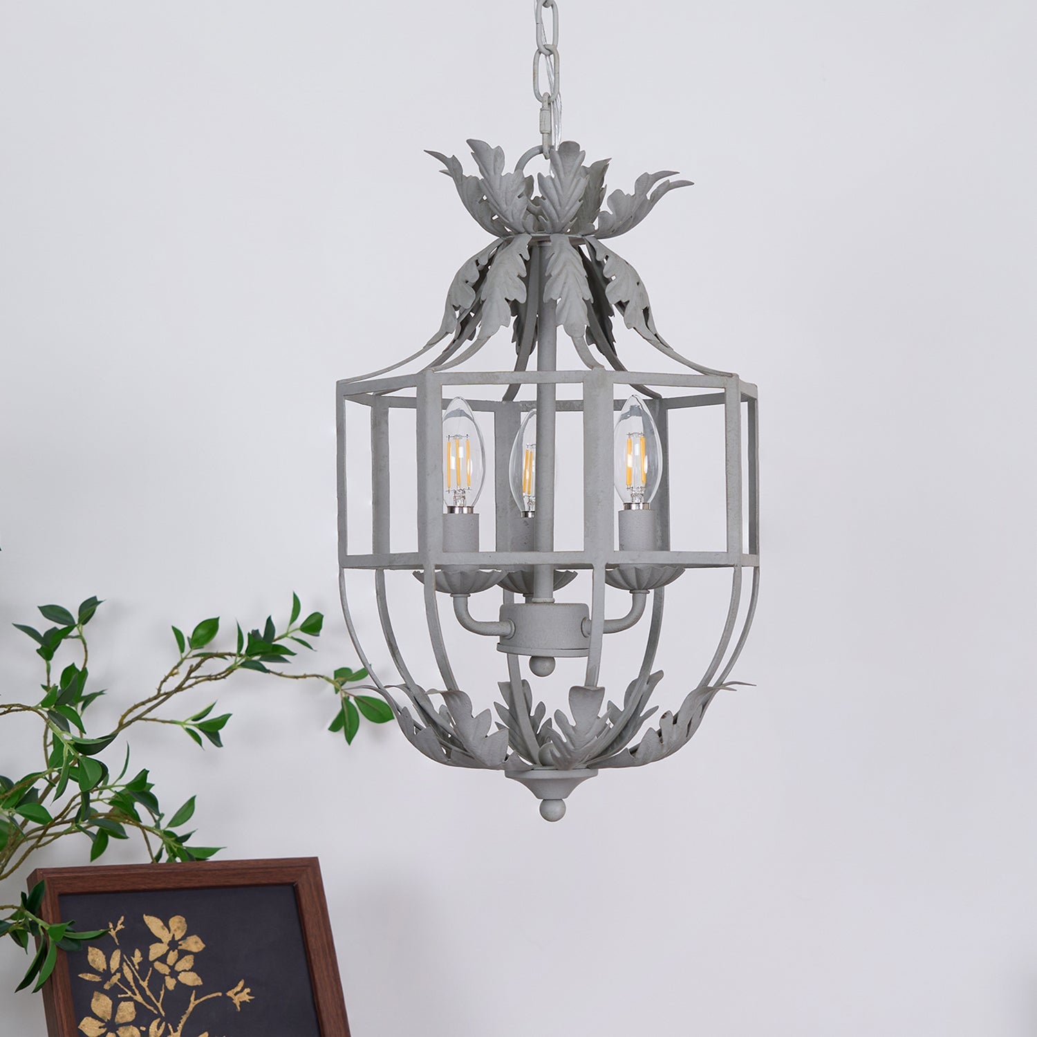 Lustre Retro Cage Chandelier - Blowlighting