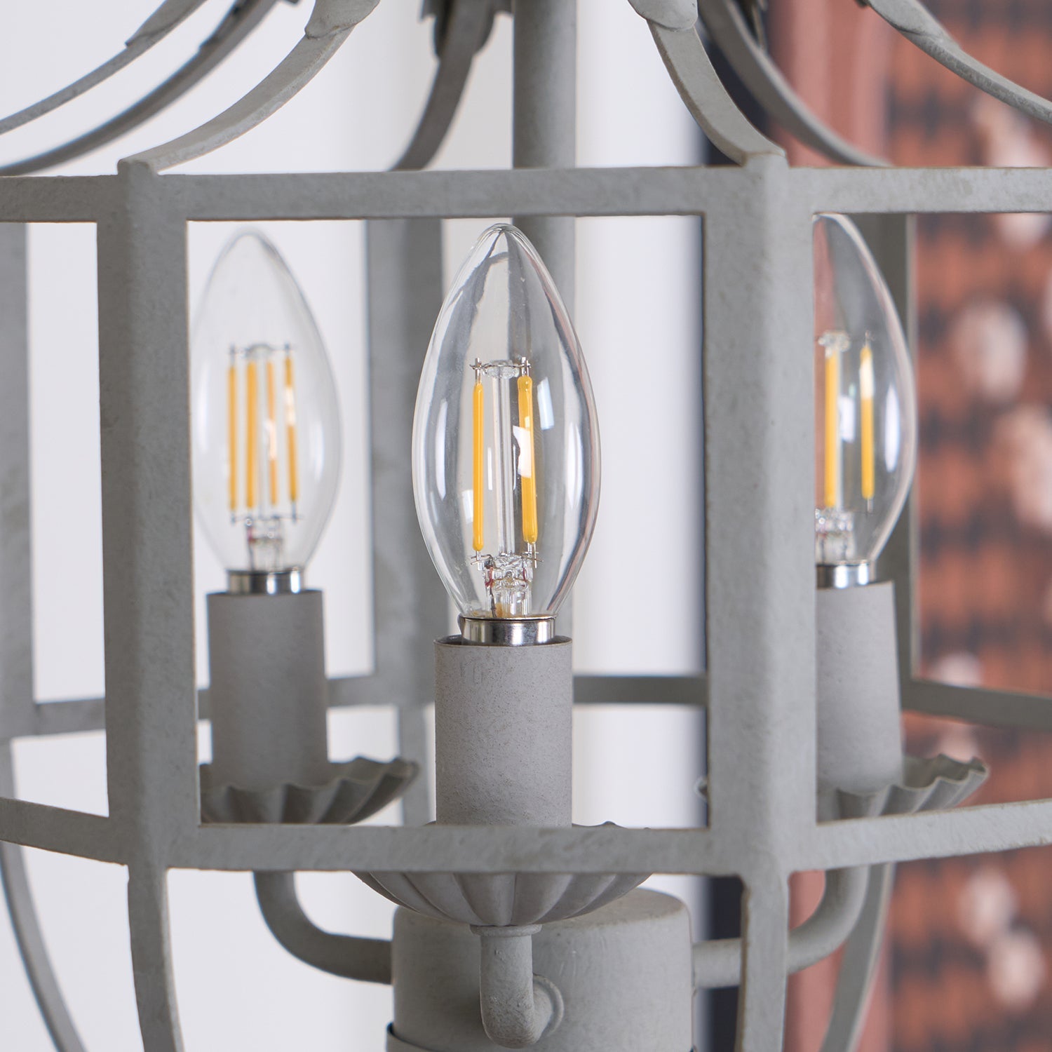 Lustre Retro Cage Chandelier - Blowlighting
