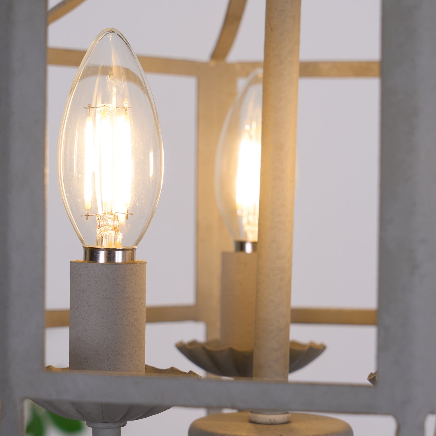 Lustre Retro Cage Chandelier - Blowlighting