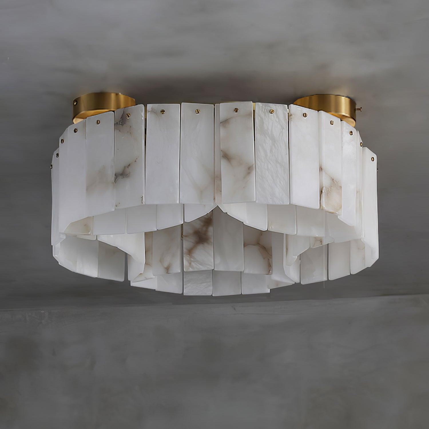 Selene Alabaster Ceiling Light - Blowlighting