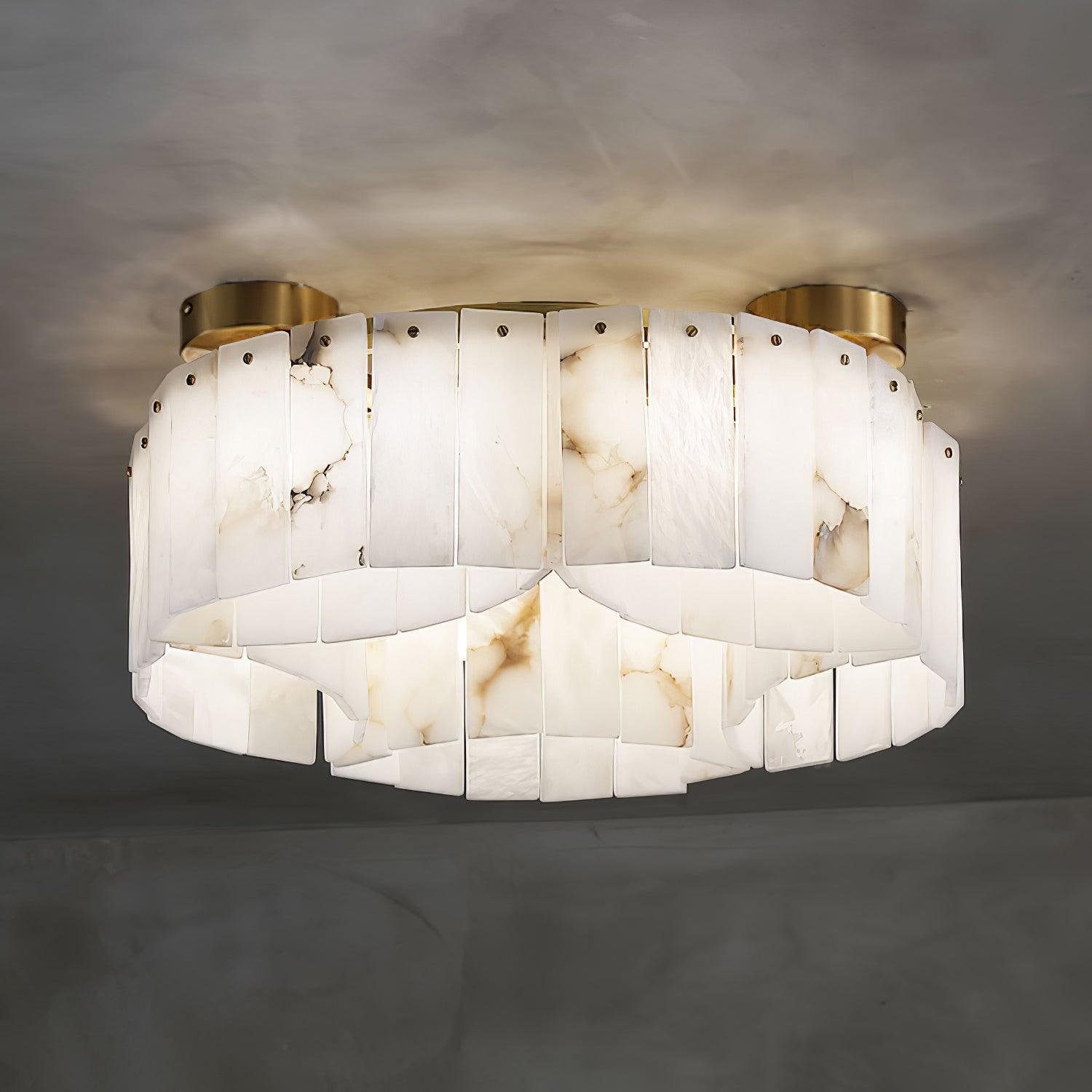 Selene Alabaster Ceiling Light - Blowlighting