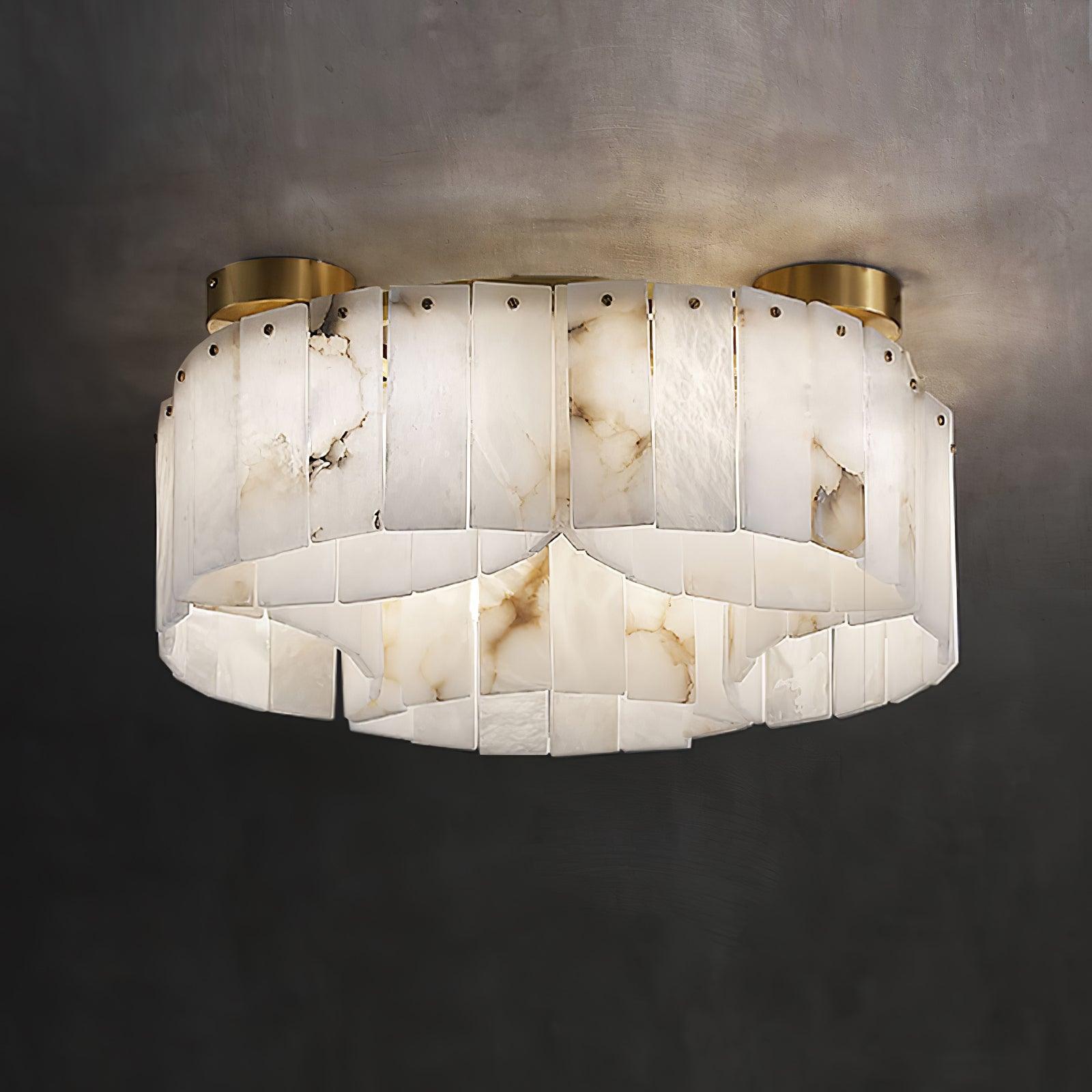 Selene Alabaster Ceiling Light - Blowlighting
