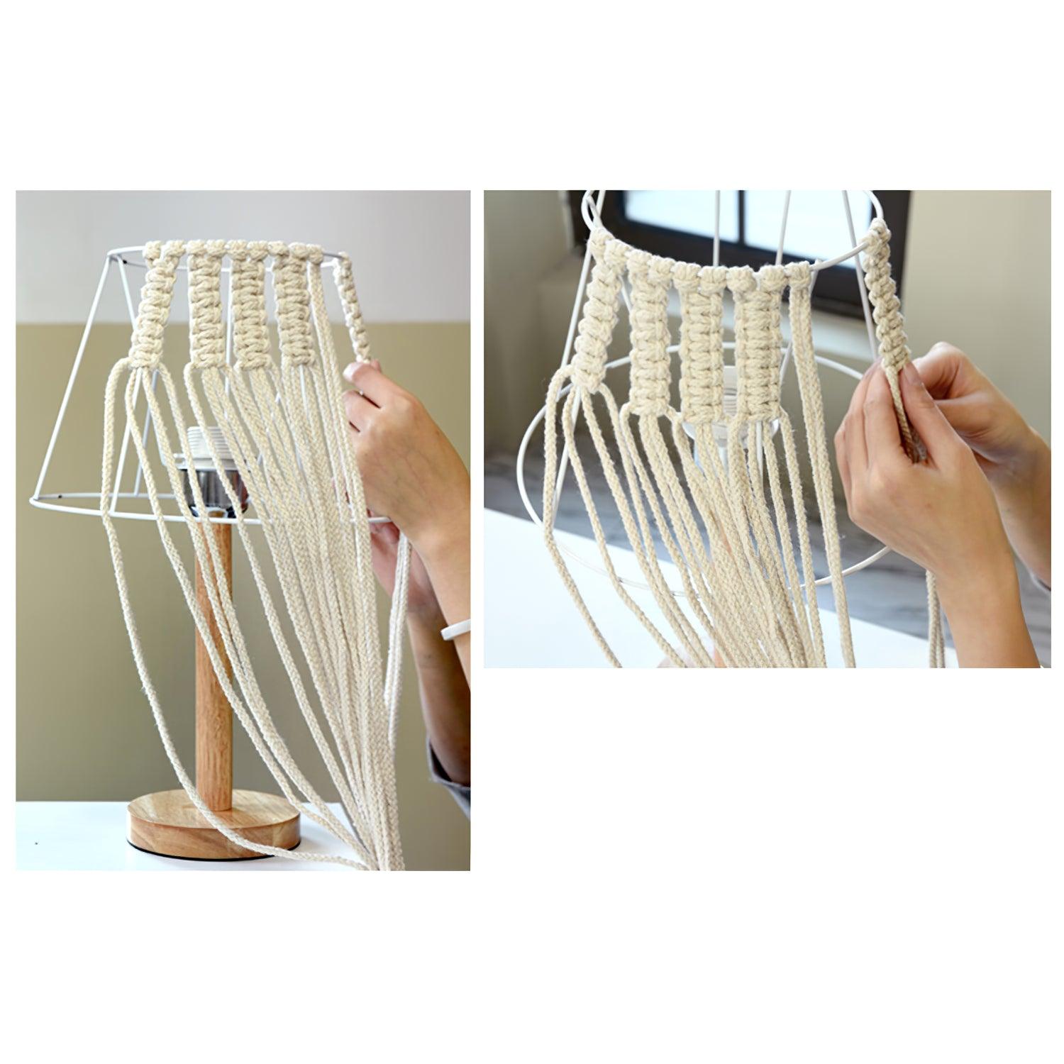 Macrame Table Lamp - Blowlighting